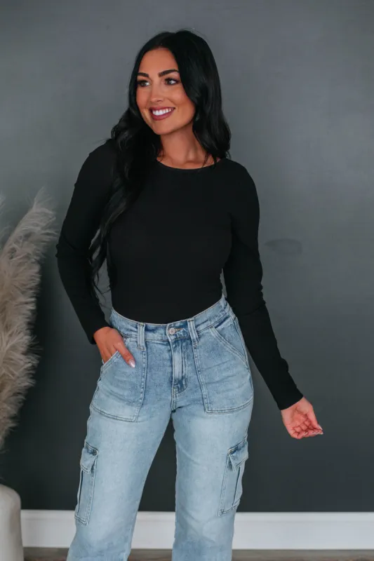 Zahara Bodysuit - Black sold by Wild Oak Boutique