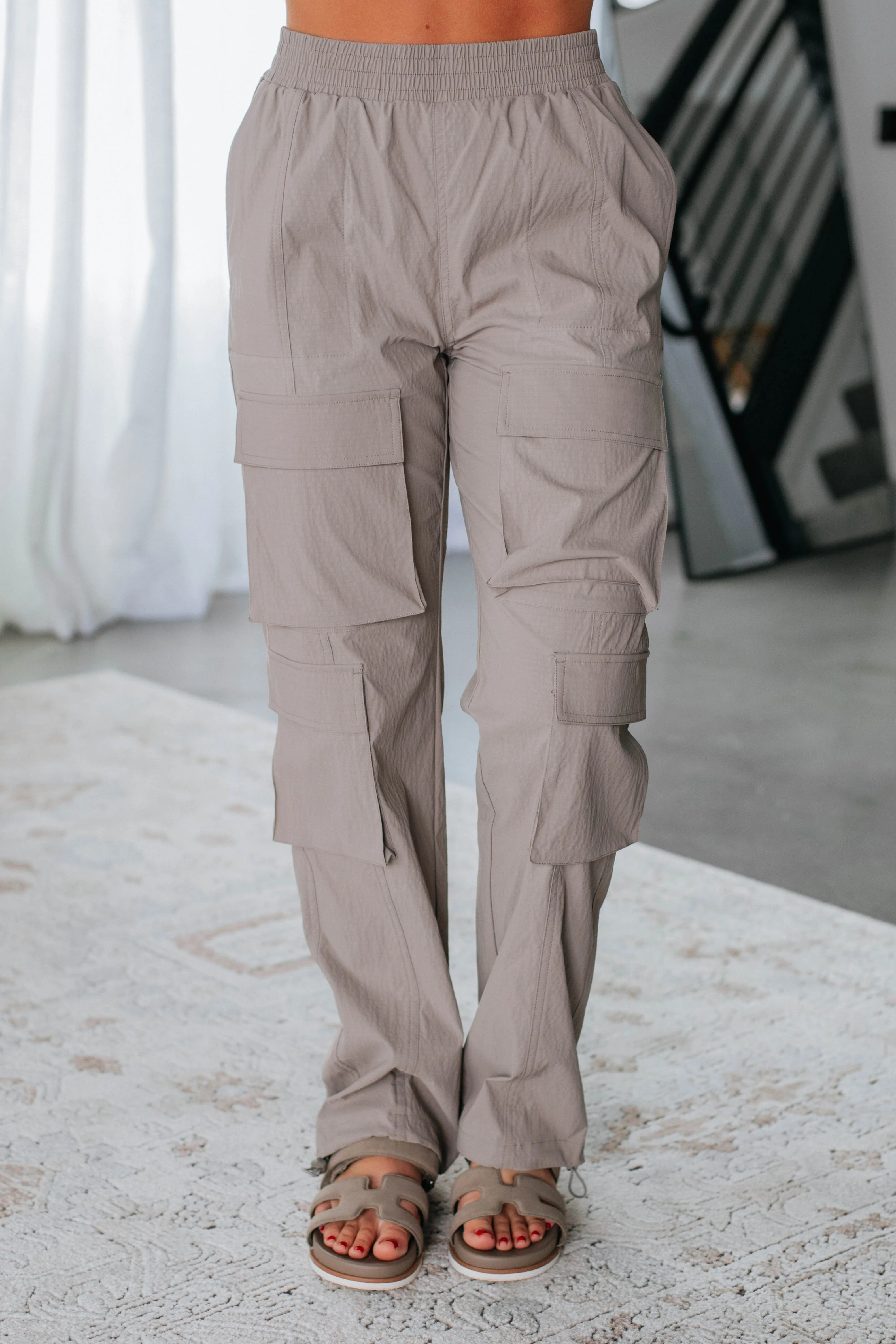 Waylon Cargo Pants - Mocha sold by Wild Oak Boutique product image thumbnail 2