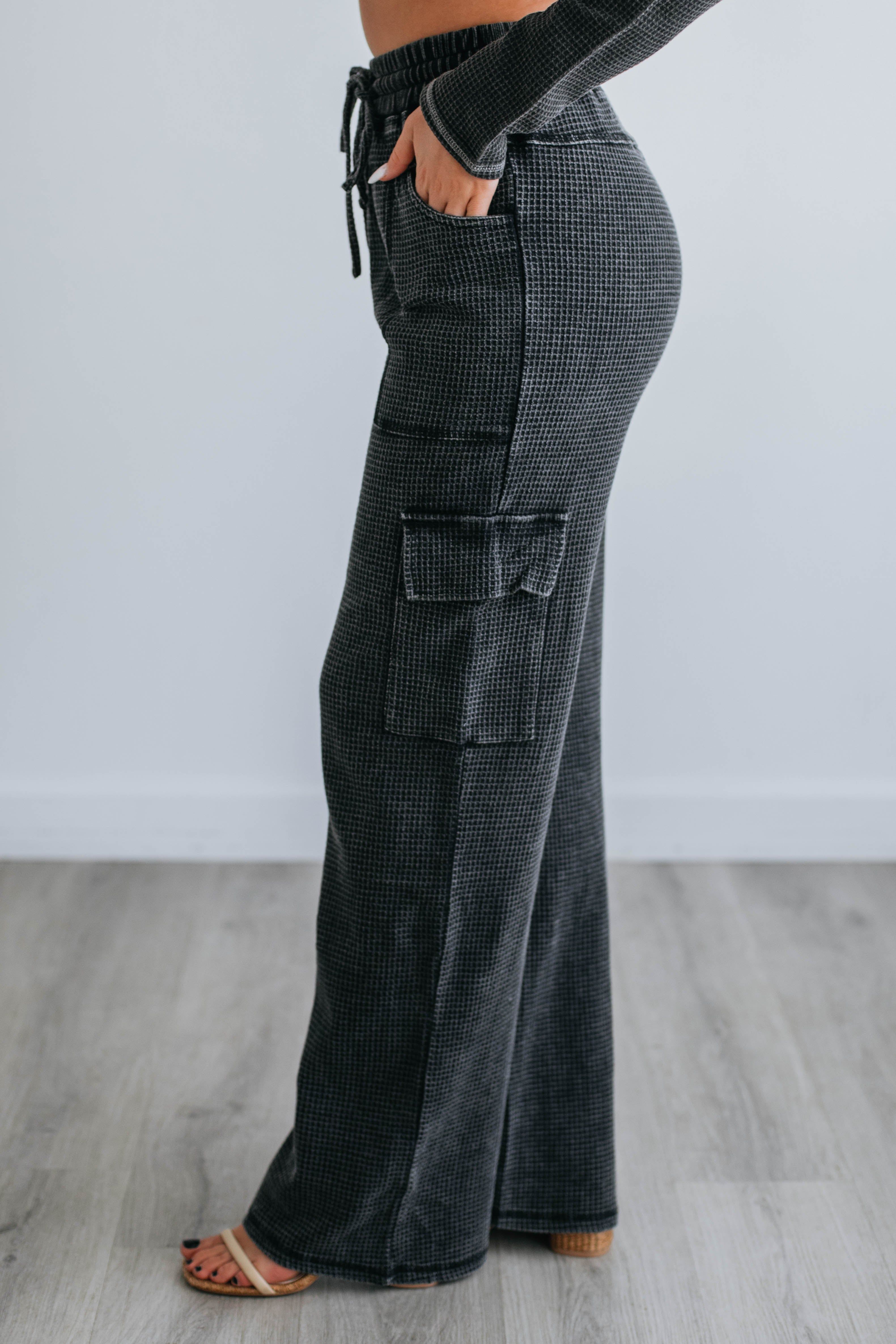 Weekend Mode Cargo Pants sold by Wild Oak Boutique product image thumbnail 3