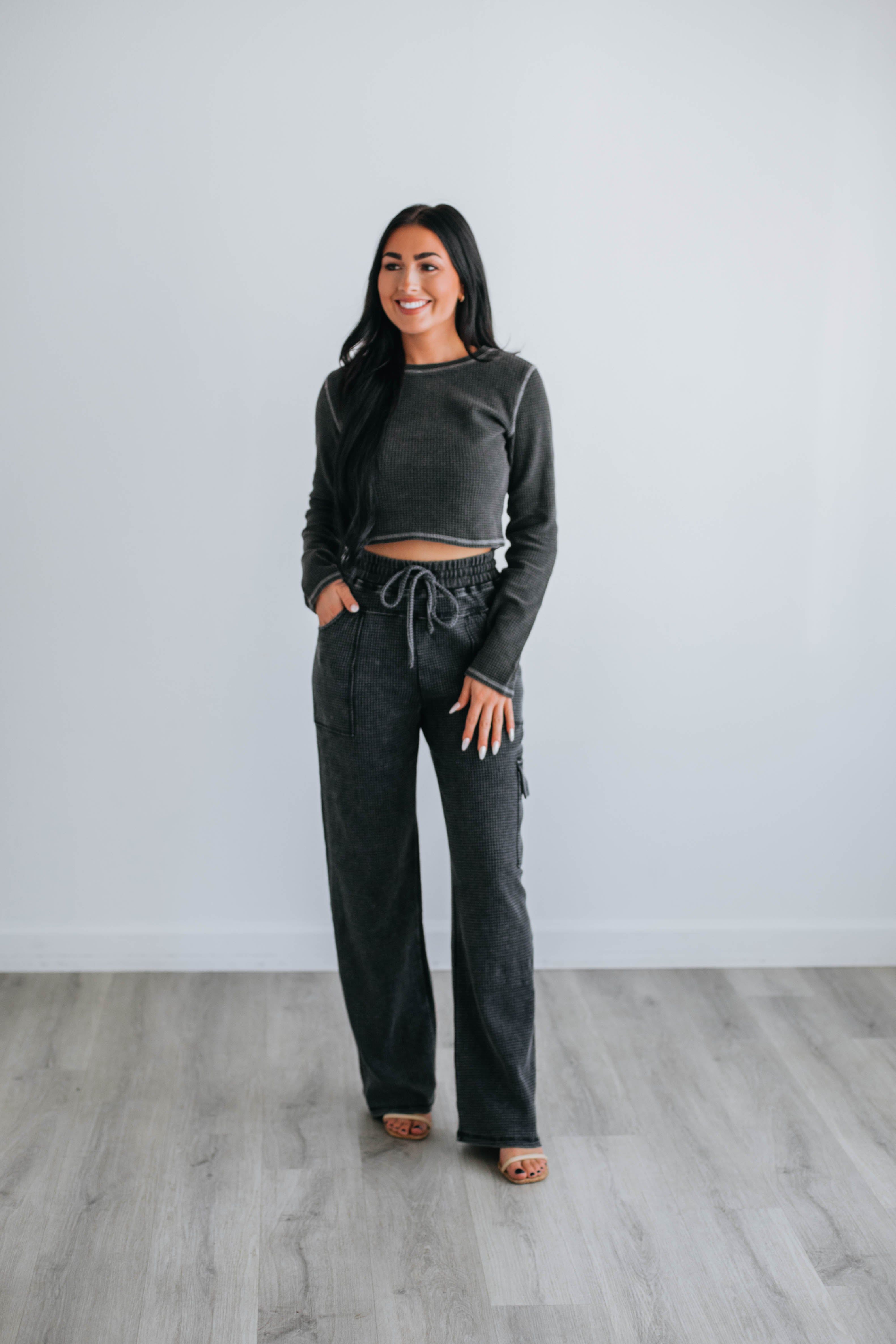 Weekend Mode Cargo Pants sold by Wild Oak Boutique product image thumbnail 2