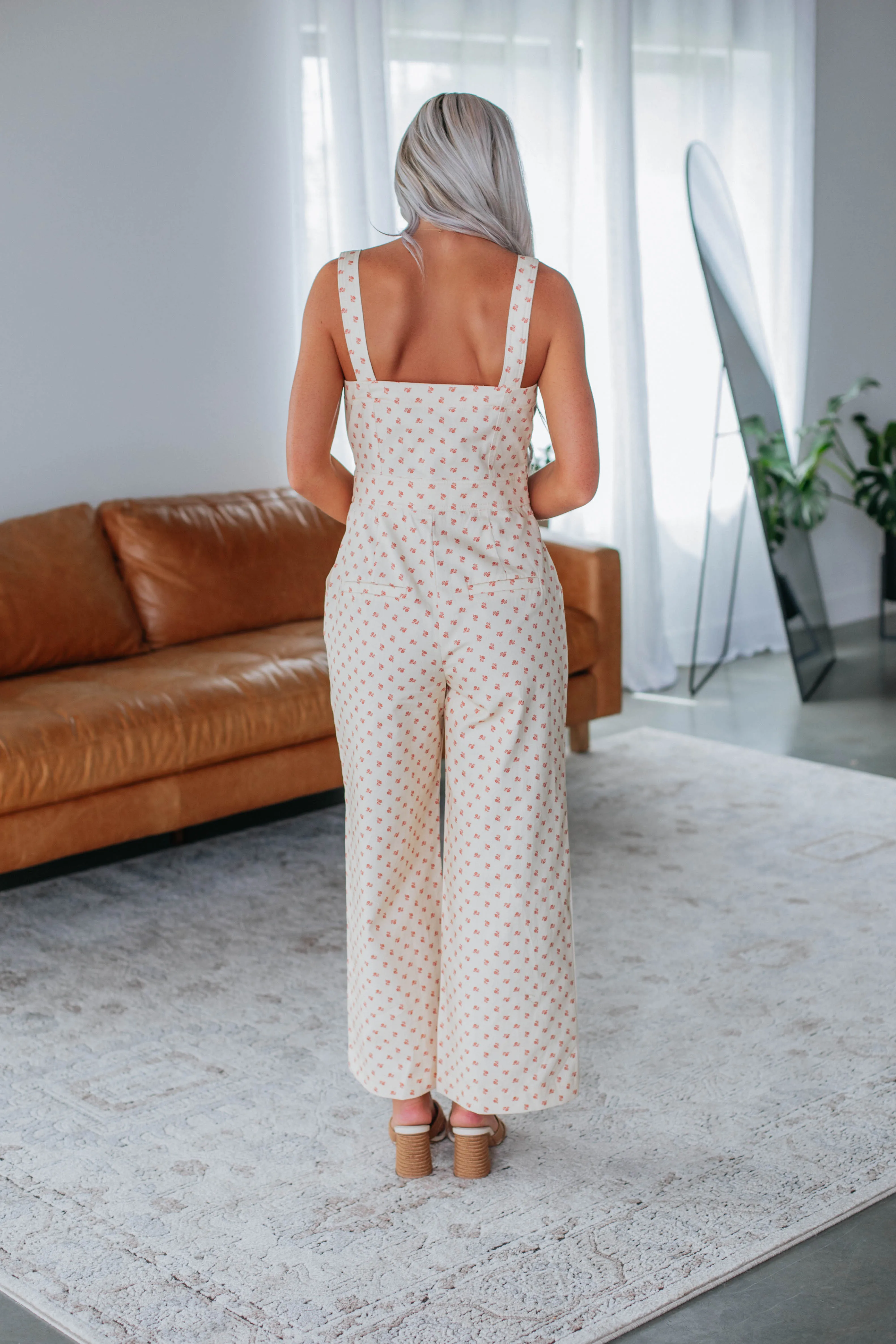 Jeanine Floral Jumpsuit sold by Wild Oak Boutique product image thumbnail 4