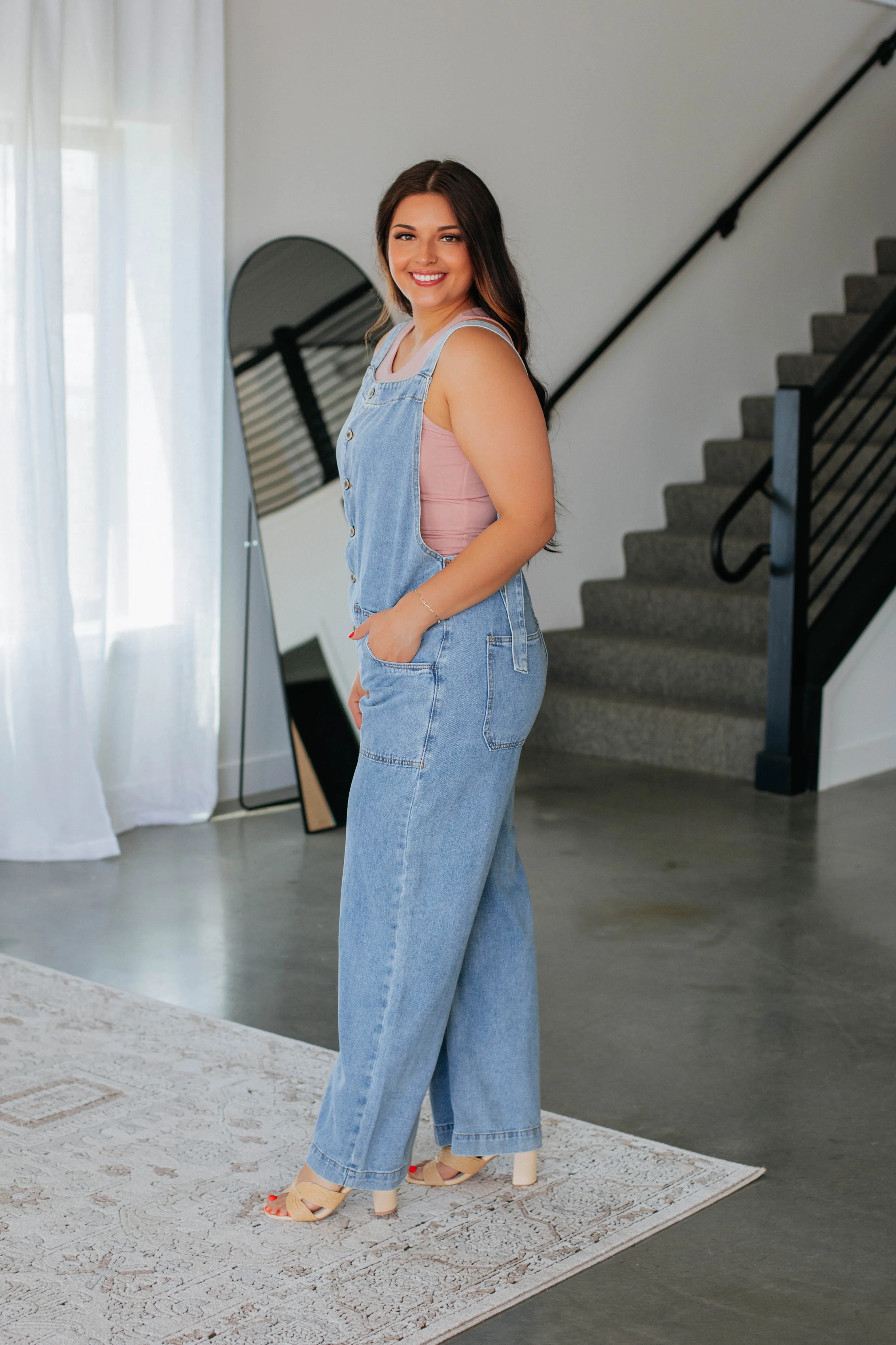 Pierson Denim Overalls sold by Wild Oak Boutique product image thumbnail 5