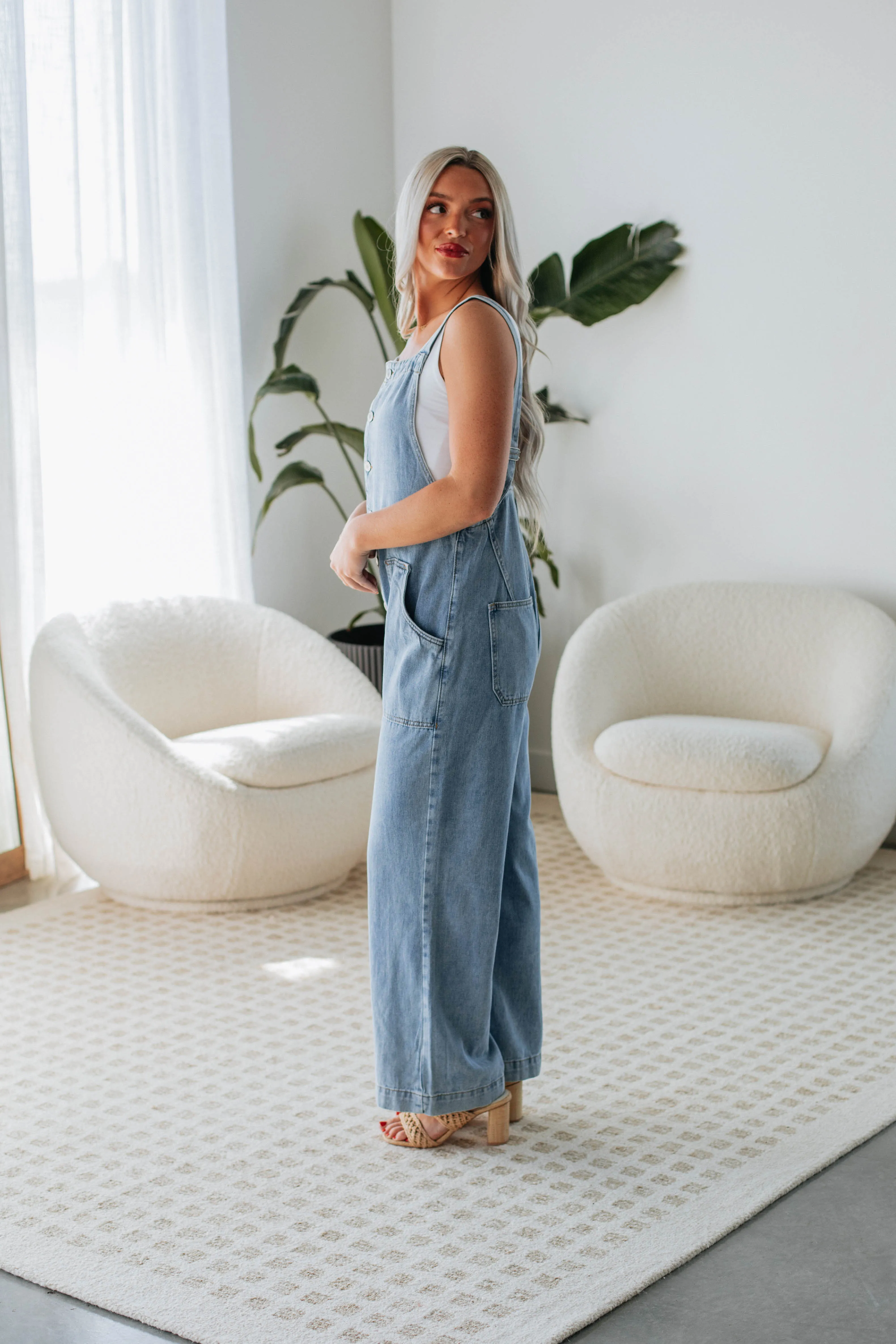 Pierson Denim Overalls sold by Wild Oak Boutique product image thumbnail 4