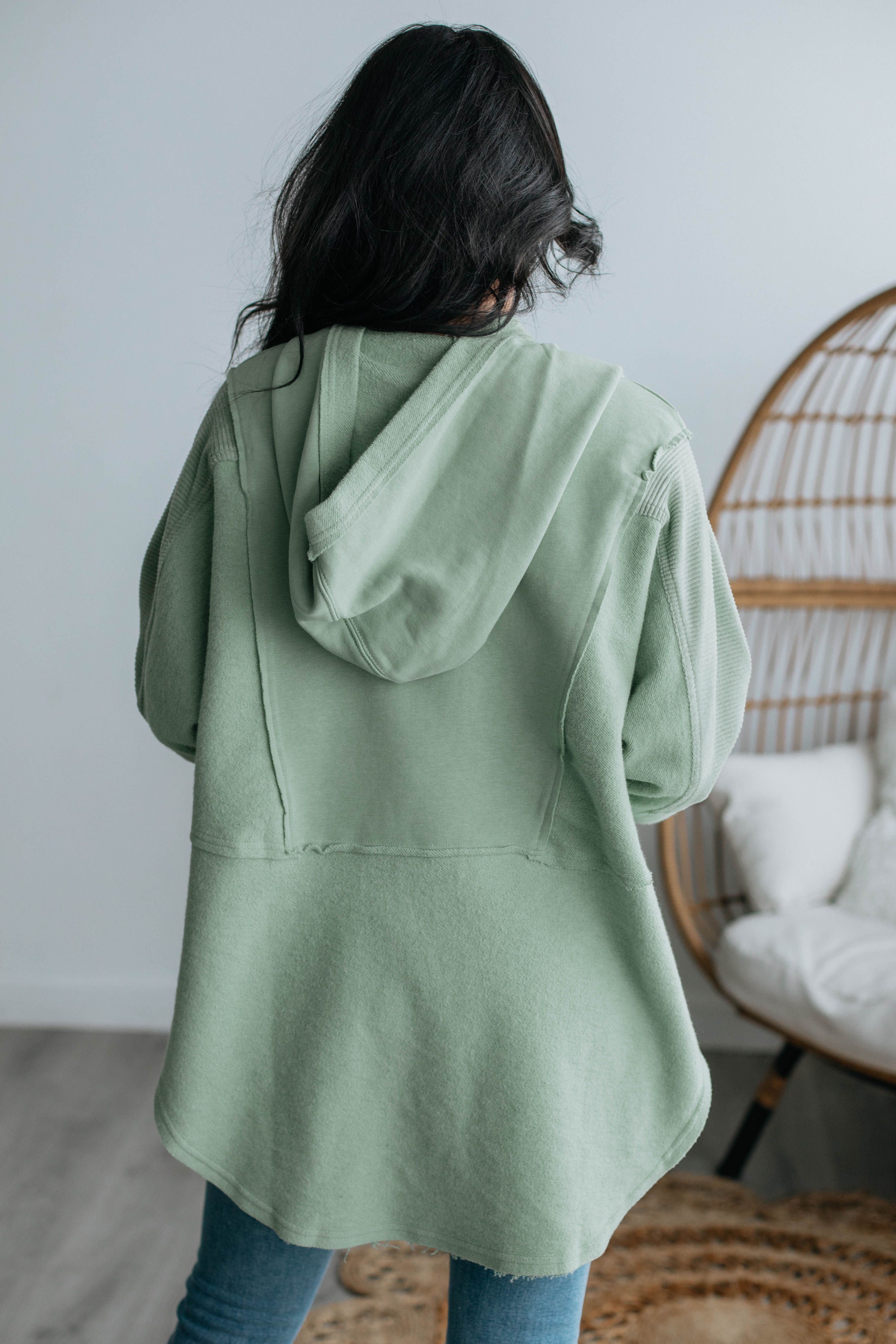 Malia Henley Pullover - Sage sold by Wild Oak Boutique product image thumbnail 4