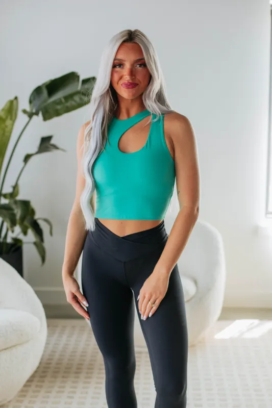 Satria Sports Bra - Seafoam sold by Wild Oak Boutique