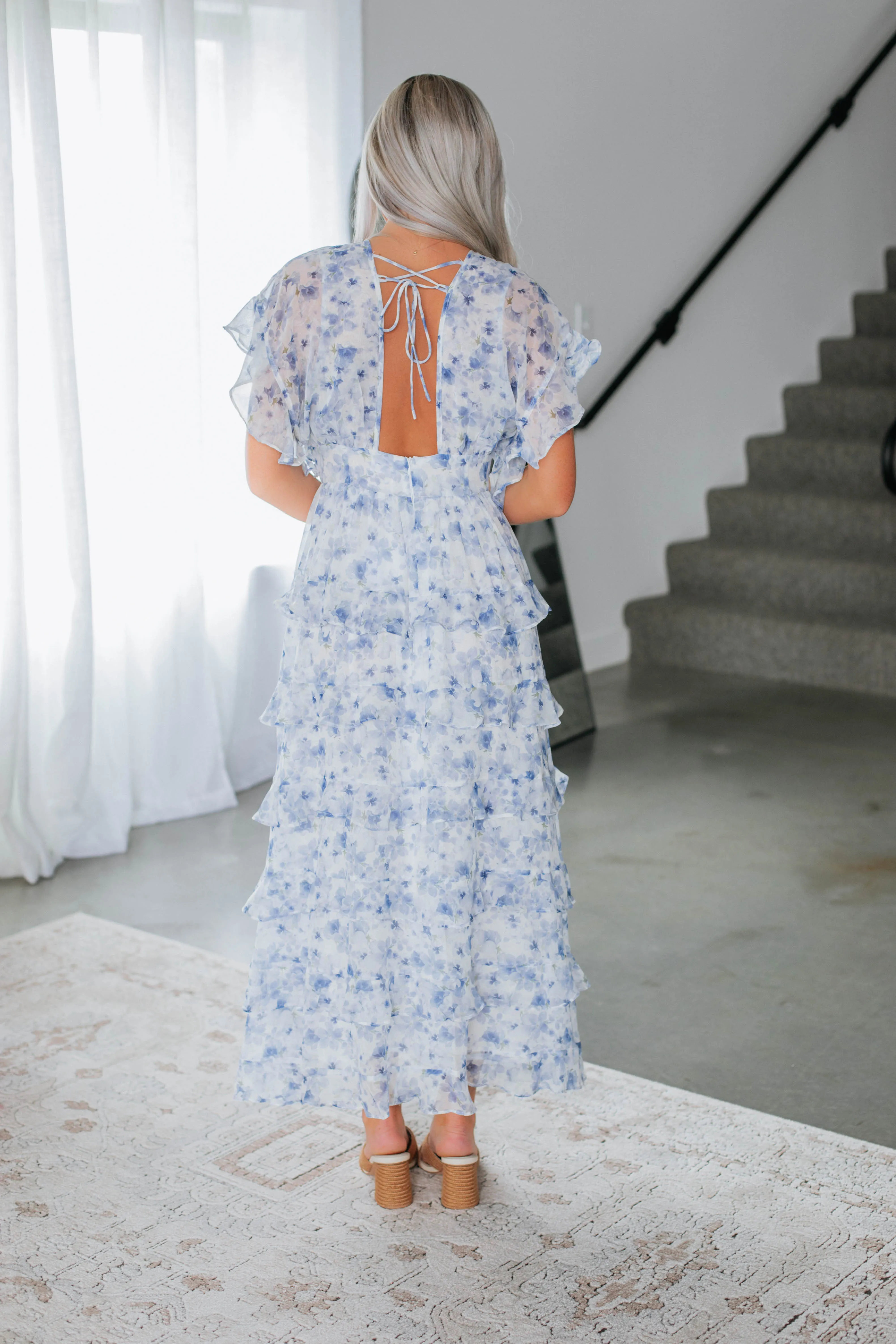 Daphnie Maxi Dress - Powder Blue sold by Wild Oak Boutique product image thumbnail 4