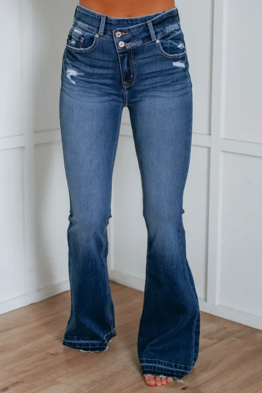Ellison KanCan Flare Jeans sold by Wild Oak Boutique