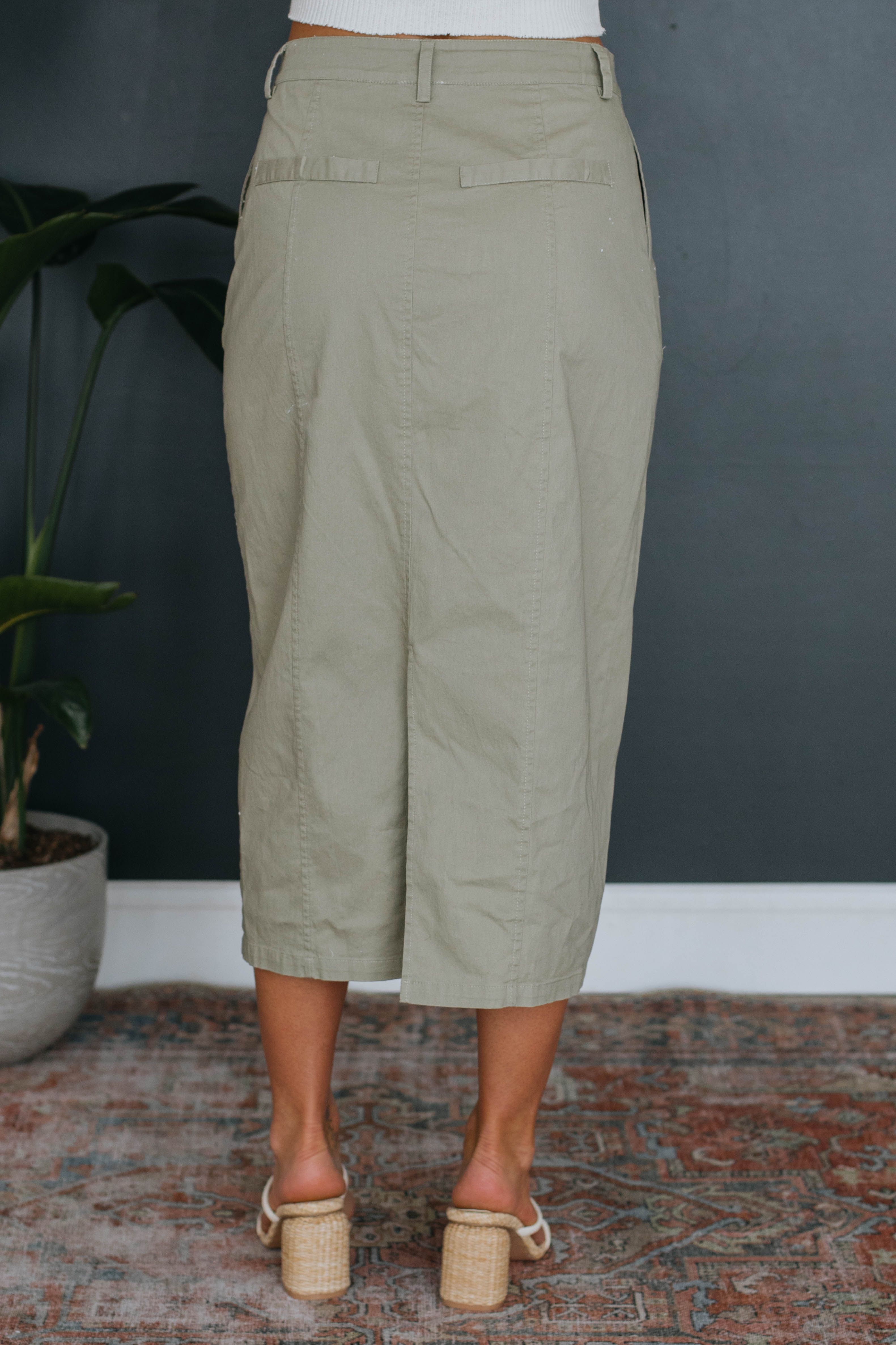 Allure Midi Skirt sold by Wild Oak Boutique product image thumbnail 4