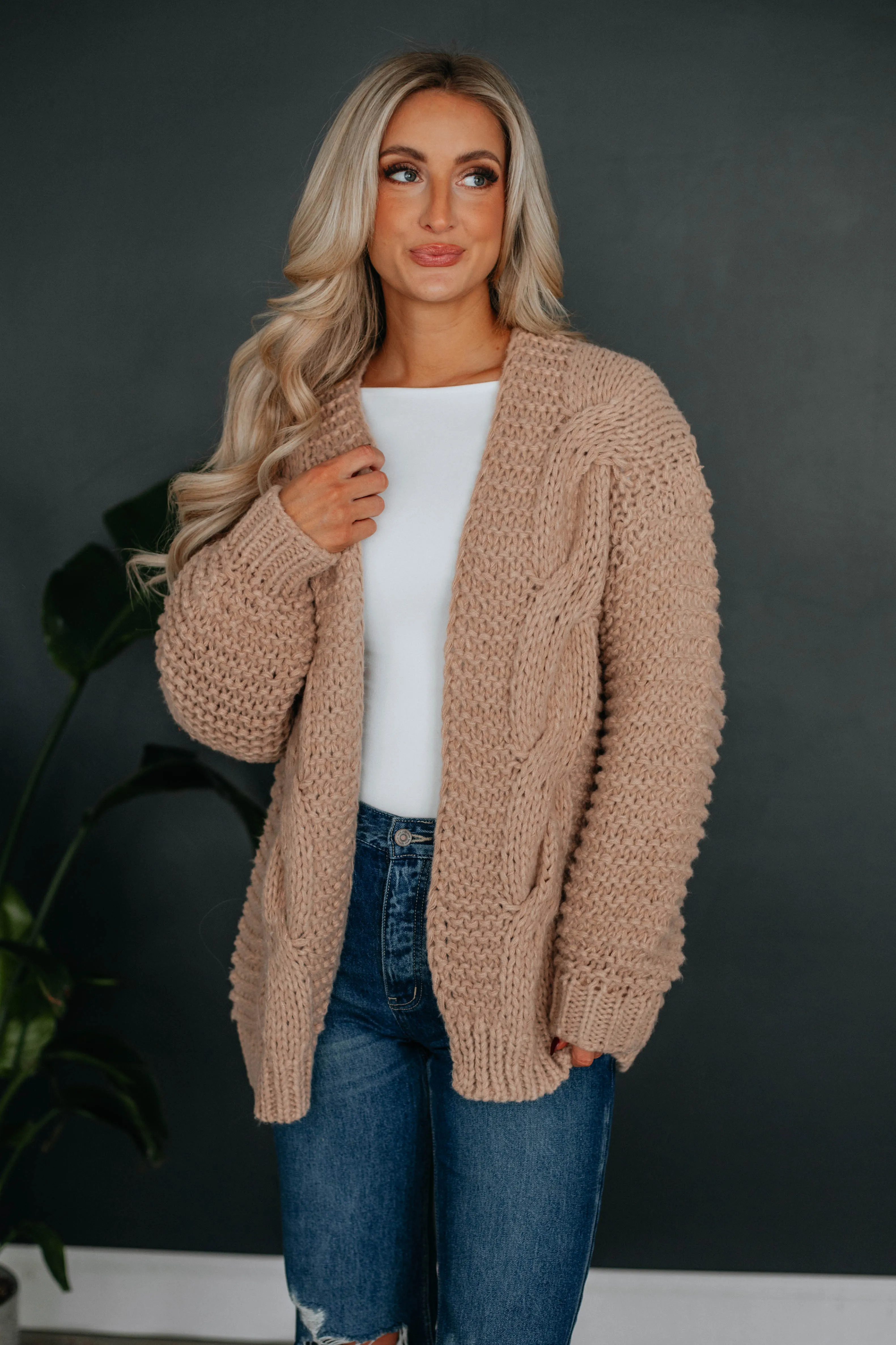 Rommi Cardigan - Sand sold by Wild Oak Boutique product image thumbnail 4