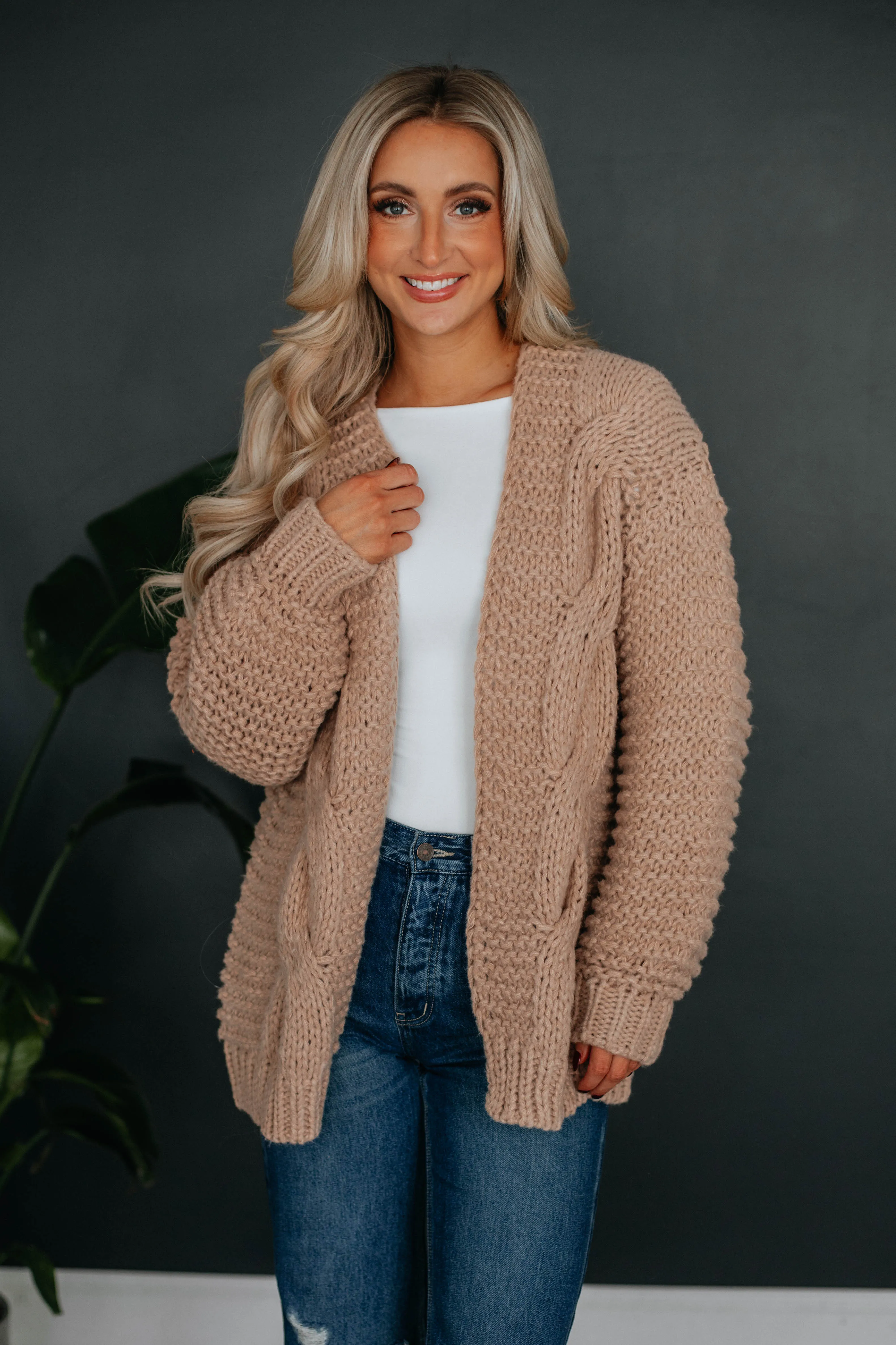 Rommi Cardigan - Sand sold by Wild Oak Boutique