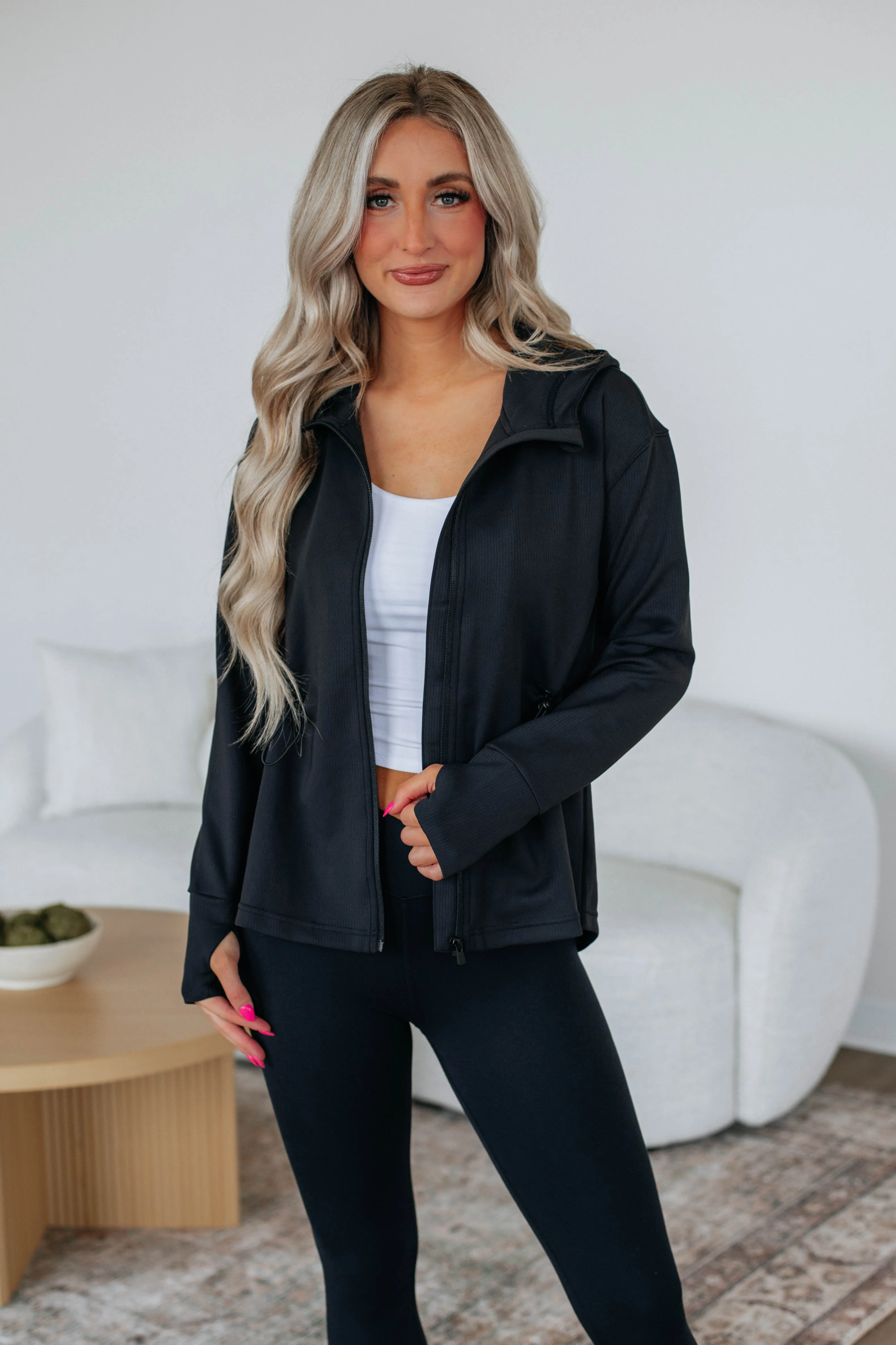 Cute & Casual Jacket - Black sold by Wild Oak Boutique