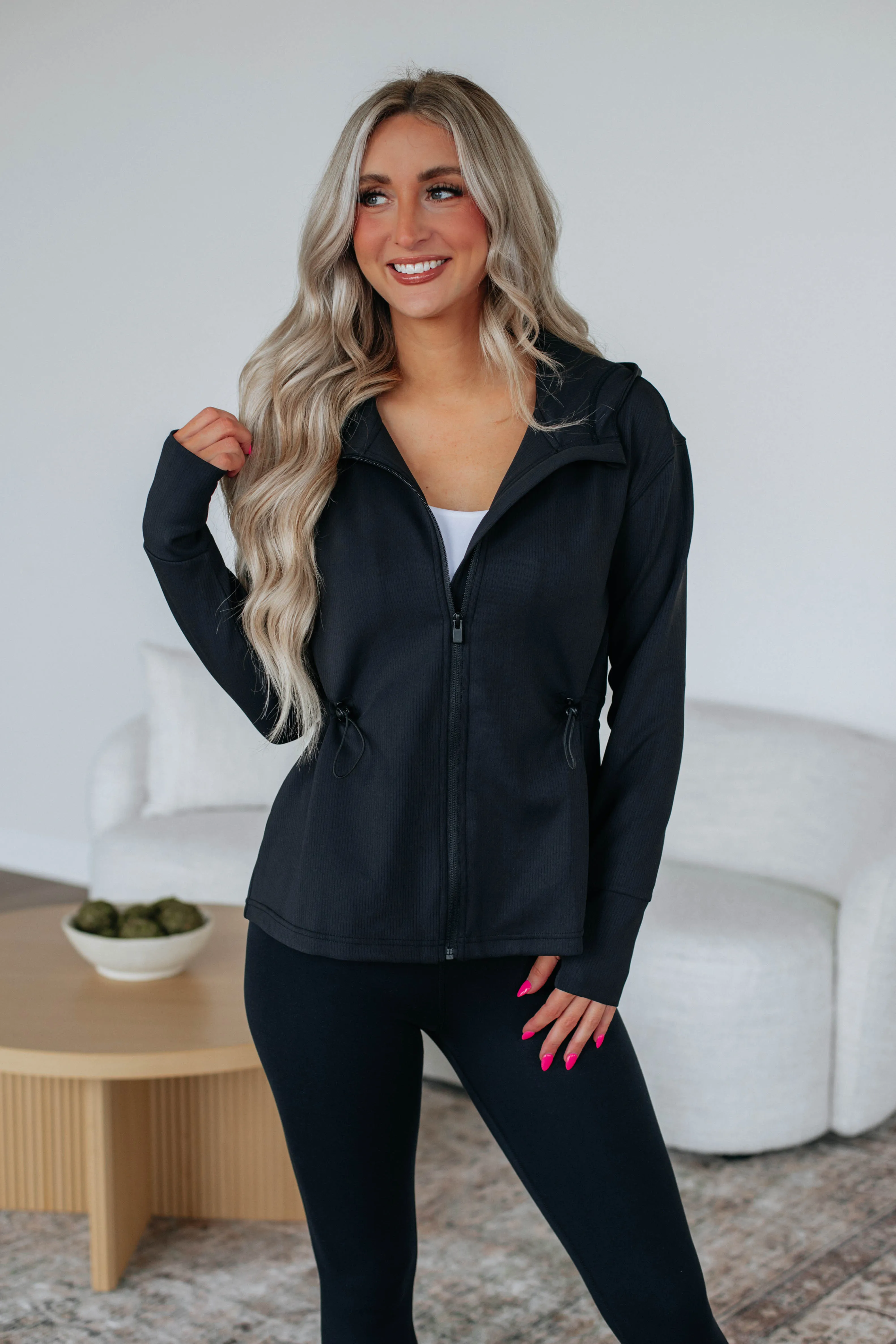 Cute & Casual Jacket - Black sold by Wild Oak Boutique product image thumbnail 2