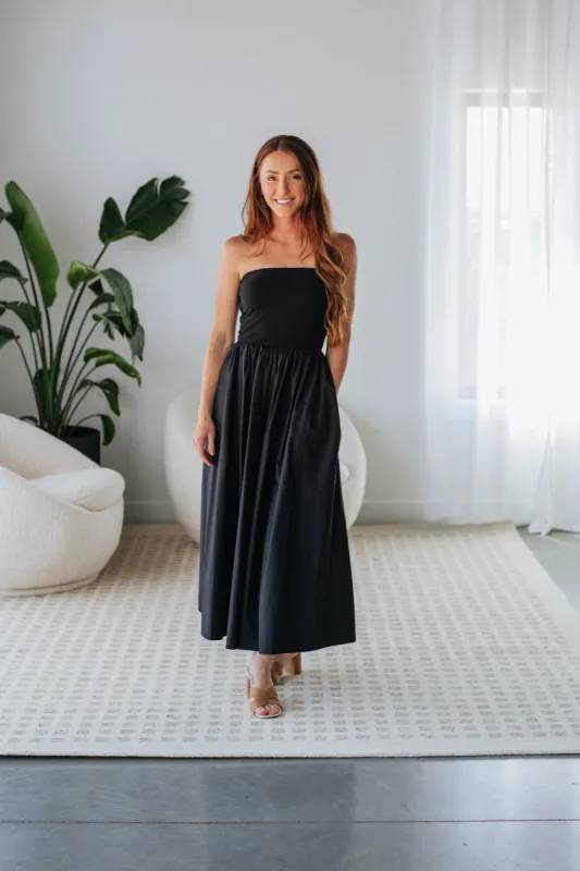 Holland Maxi Dress - Black sold by Wild Oak Boutique