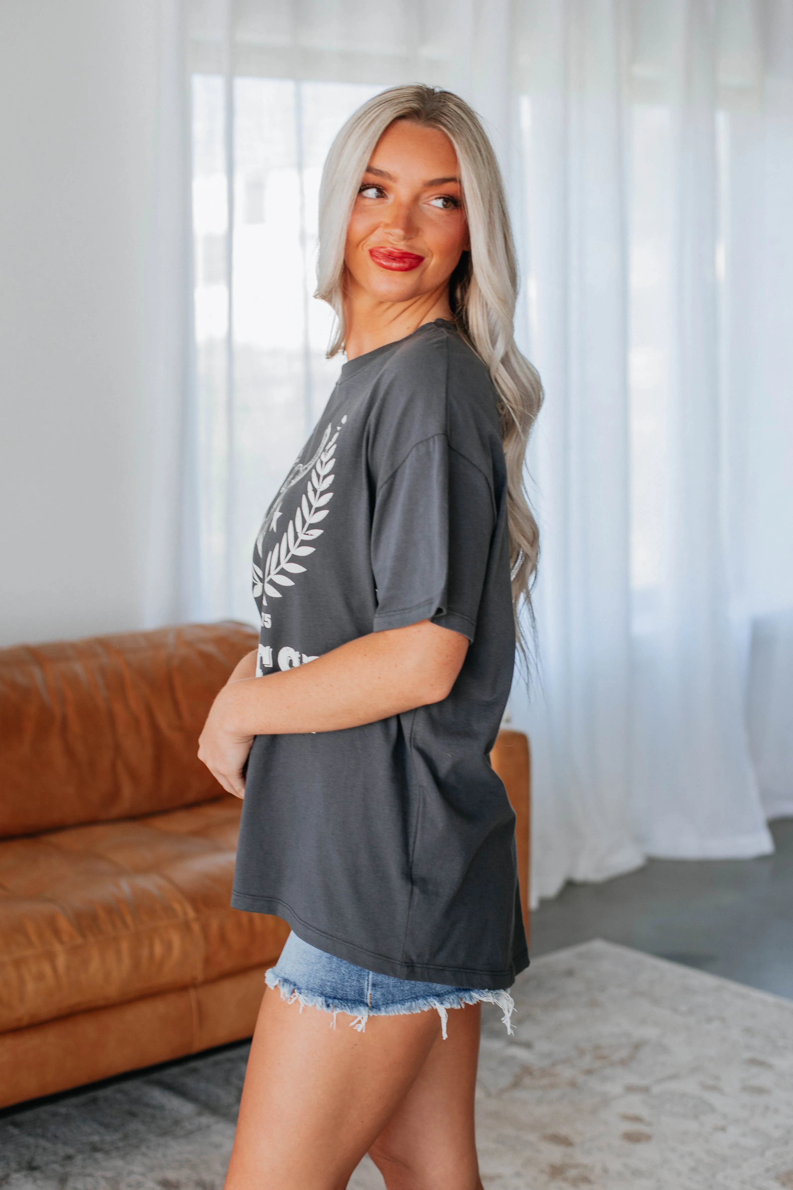 Midwest Oversized Graphic Tee sold by Wild Oak Boutique product image thumbnail 3