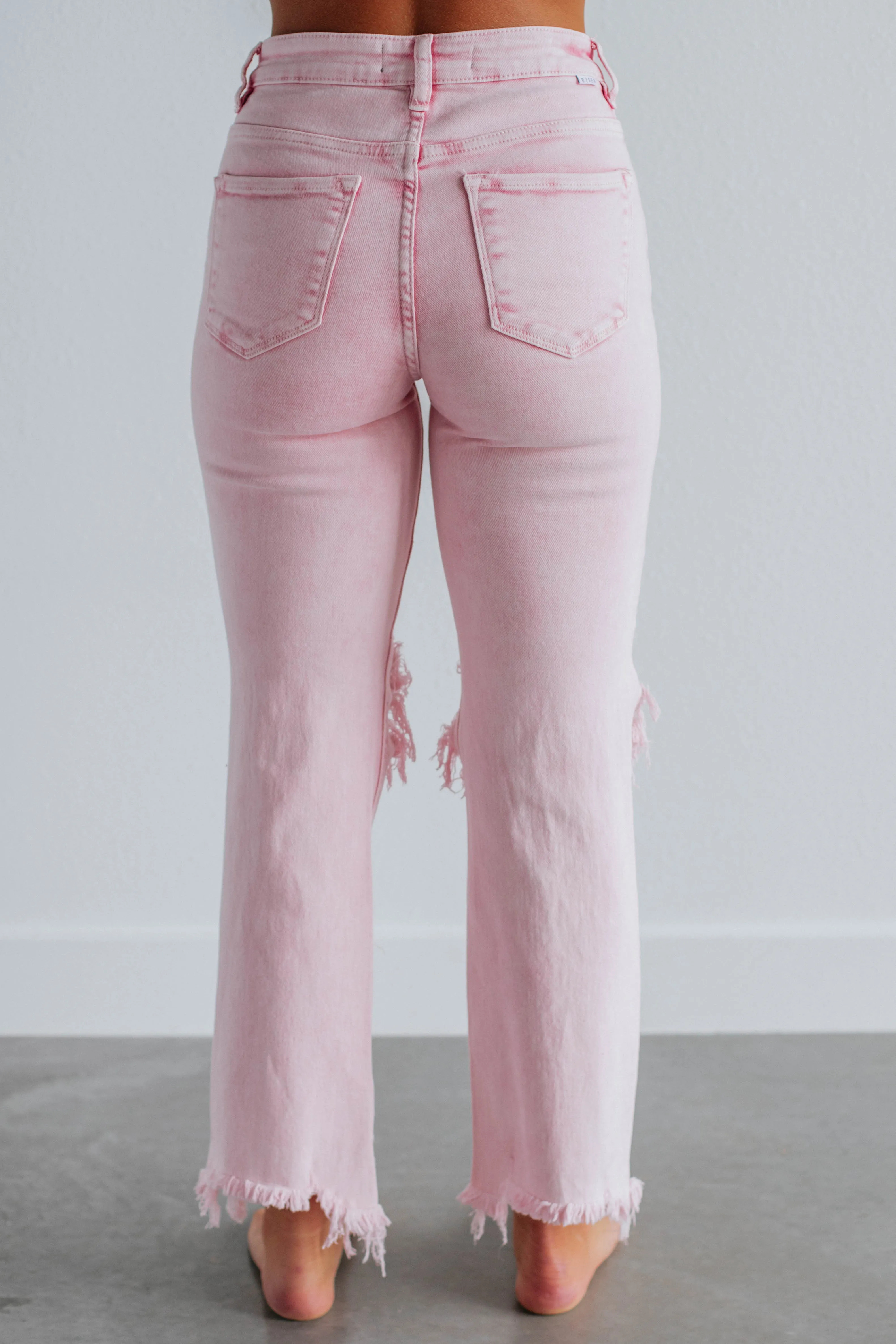 Willow Risen Jeans - Acid Pink sold by Wild Oak Boutique product image thumbnail 4