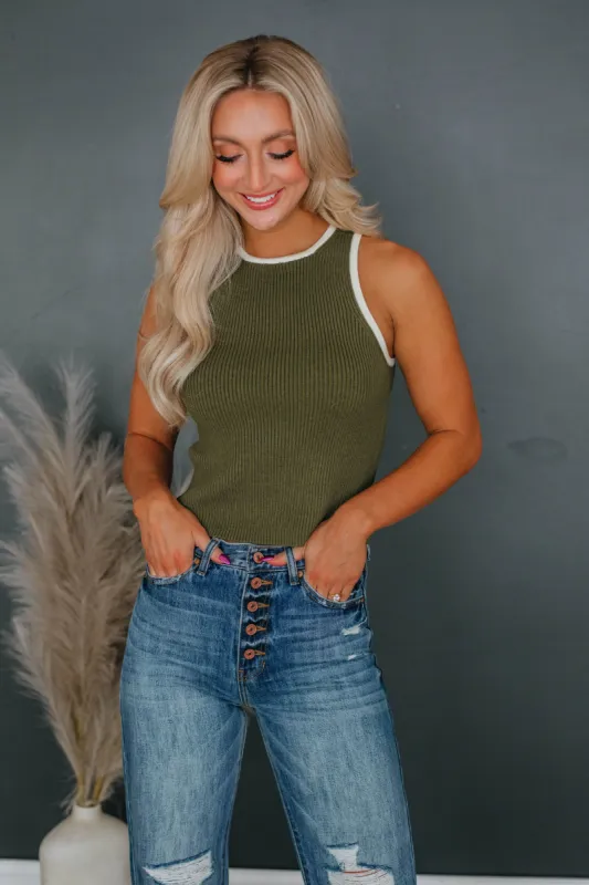 Gabriel Ribbed Tank sold by Wild Oak Boutique