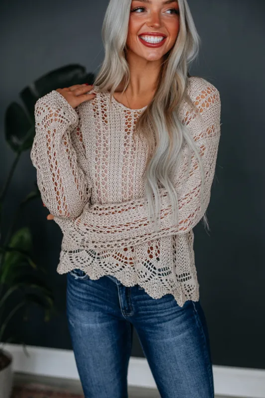 Harvill Knit Top sold by Wild Oak Boutique