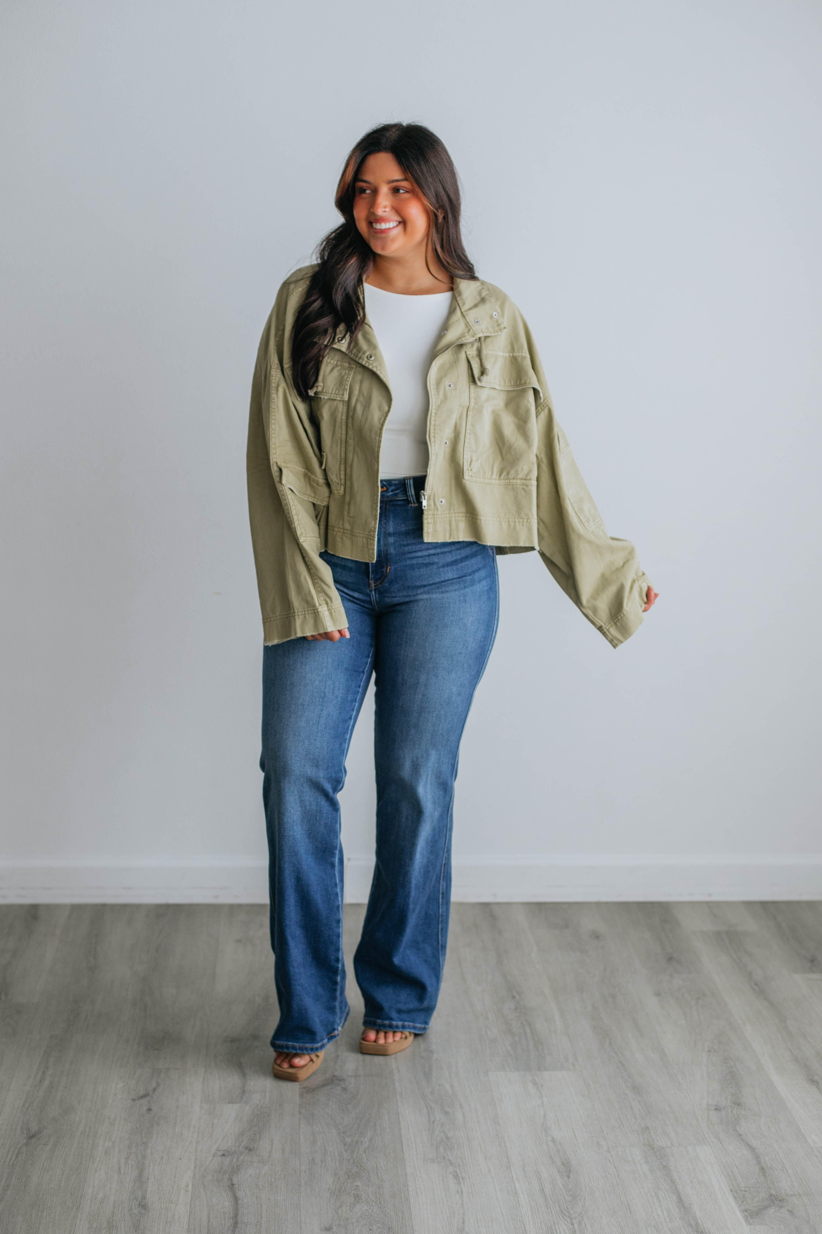 Ally Cropped Jacket sold by Wild Oak Boutique product image thumbnail 4