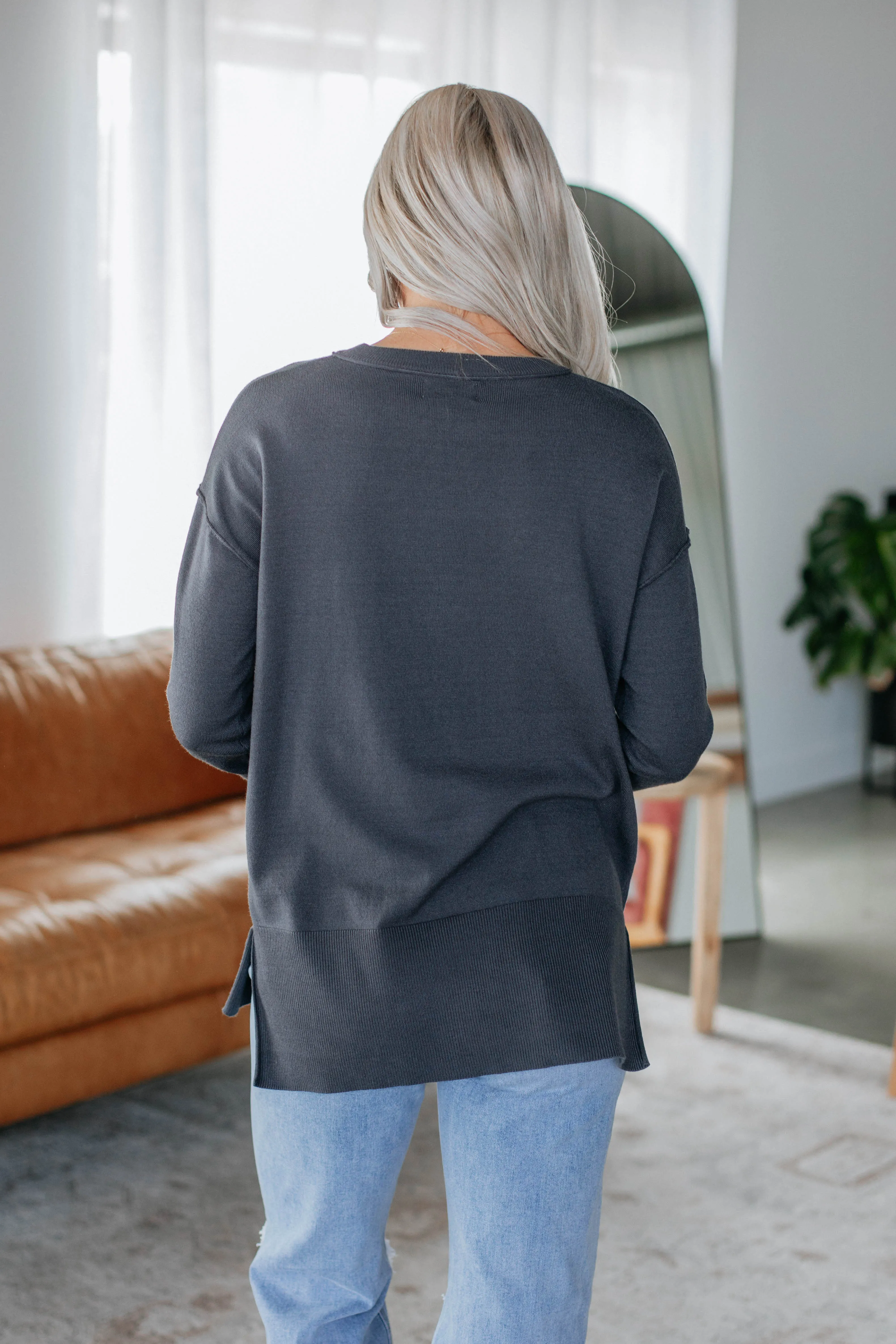 Kiersten Sweater - Midnight sold by Wild Oak Boutique product image thumbnail 4