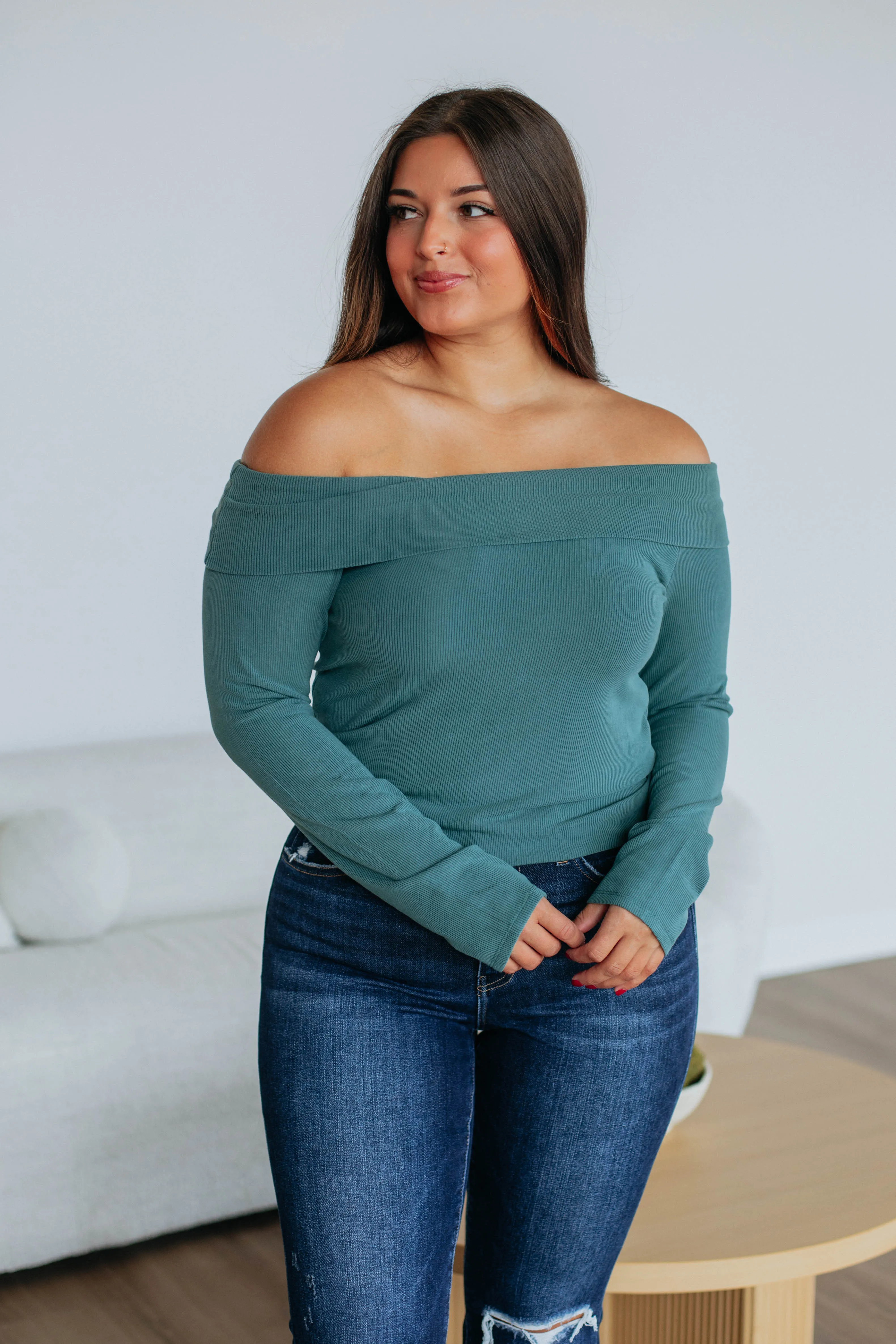 Downtown Dates Top - Jade sold by Wild Oak Boutique product image thumbnail 4