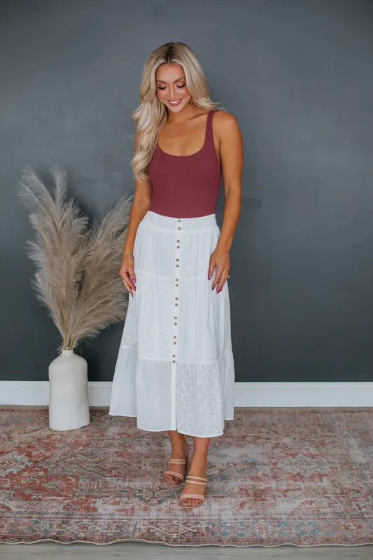 Cecelia Maxi Skirt sold by Wild Oak Boutique