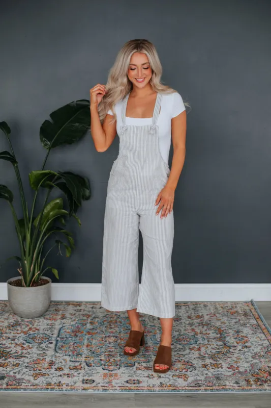 Vienna Overall Jumpsuit - Sand made by Wild Oak Boutique
