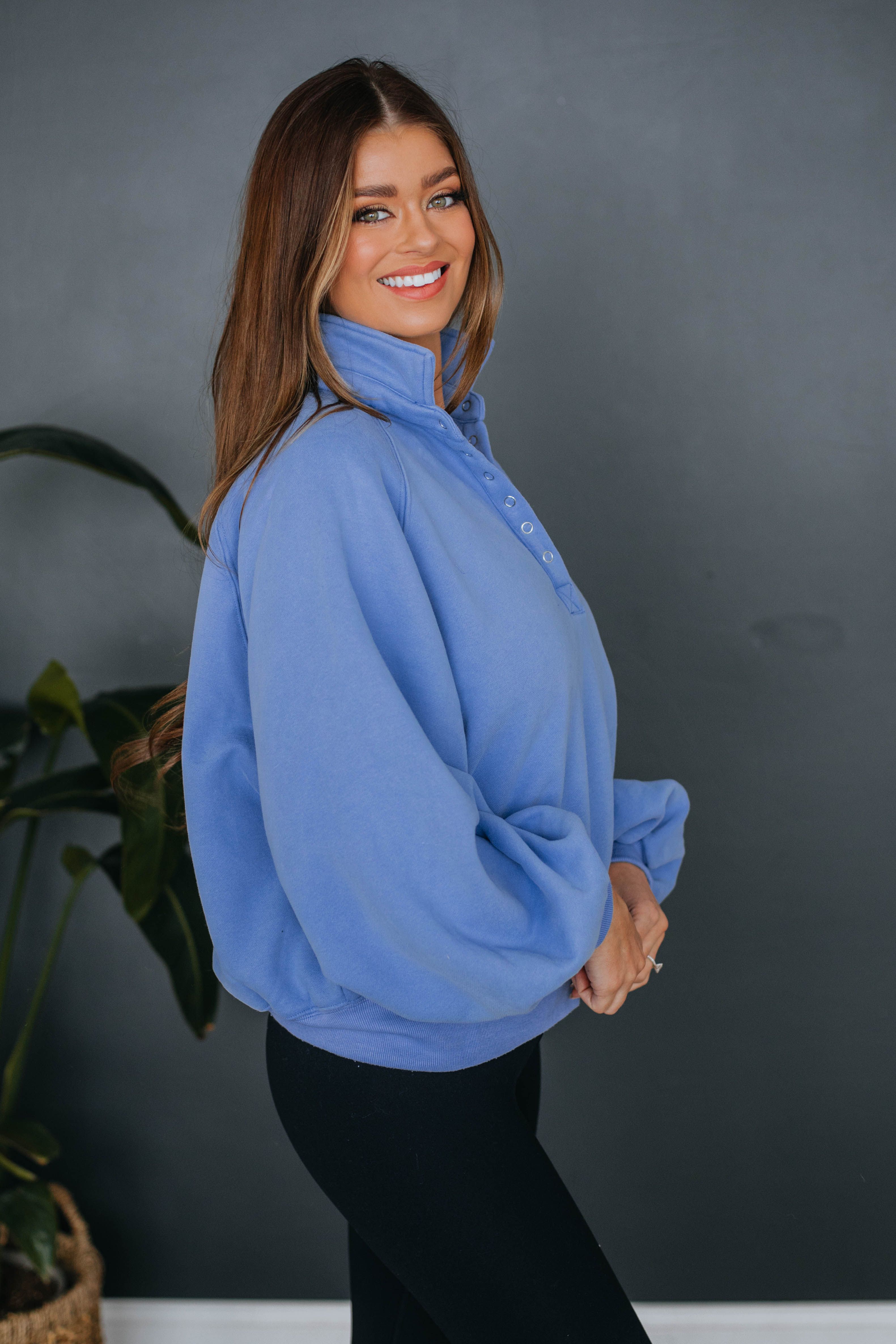 Tulley Pullover - Periwinkle sold by Wild Oak Boutique product image thumbnail 5