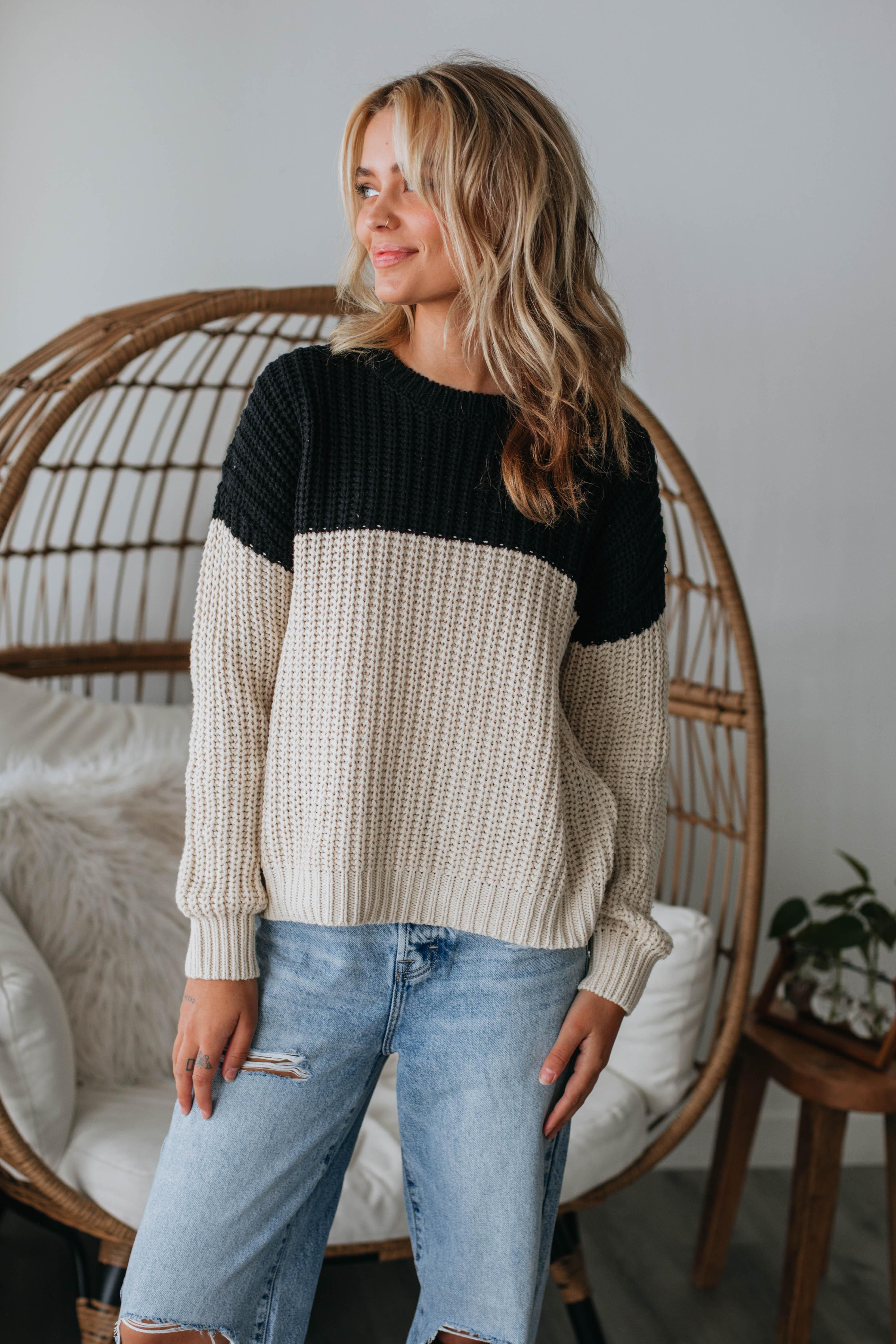 Rosetta Colorblock Sweater sold by Wild Oak Boutique product image thumbnail 5