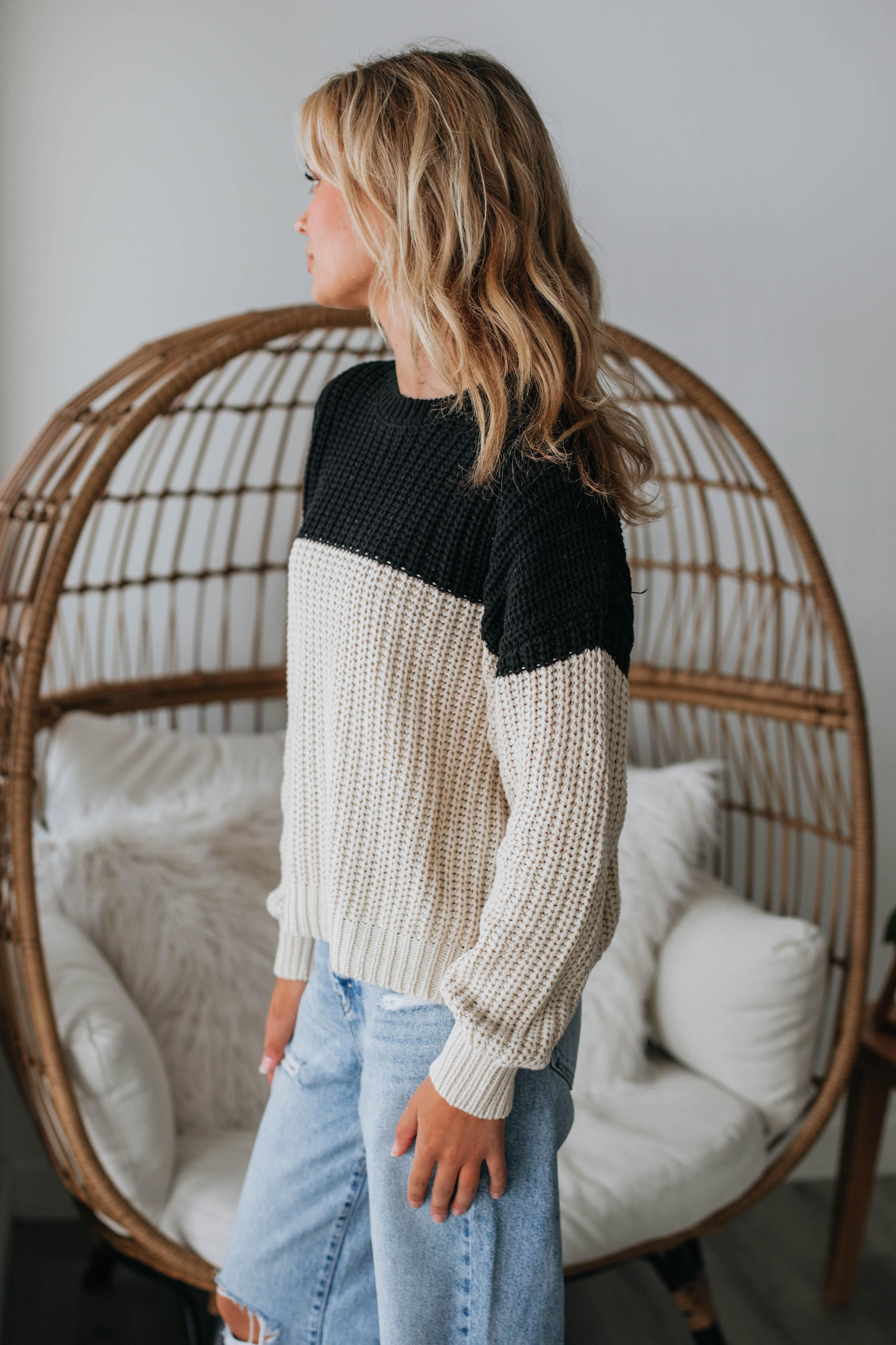 Rosetta Colorblock Sweater sold by Wild Oak Boutique product image thumbnail 3