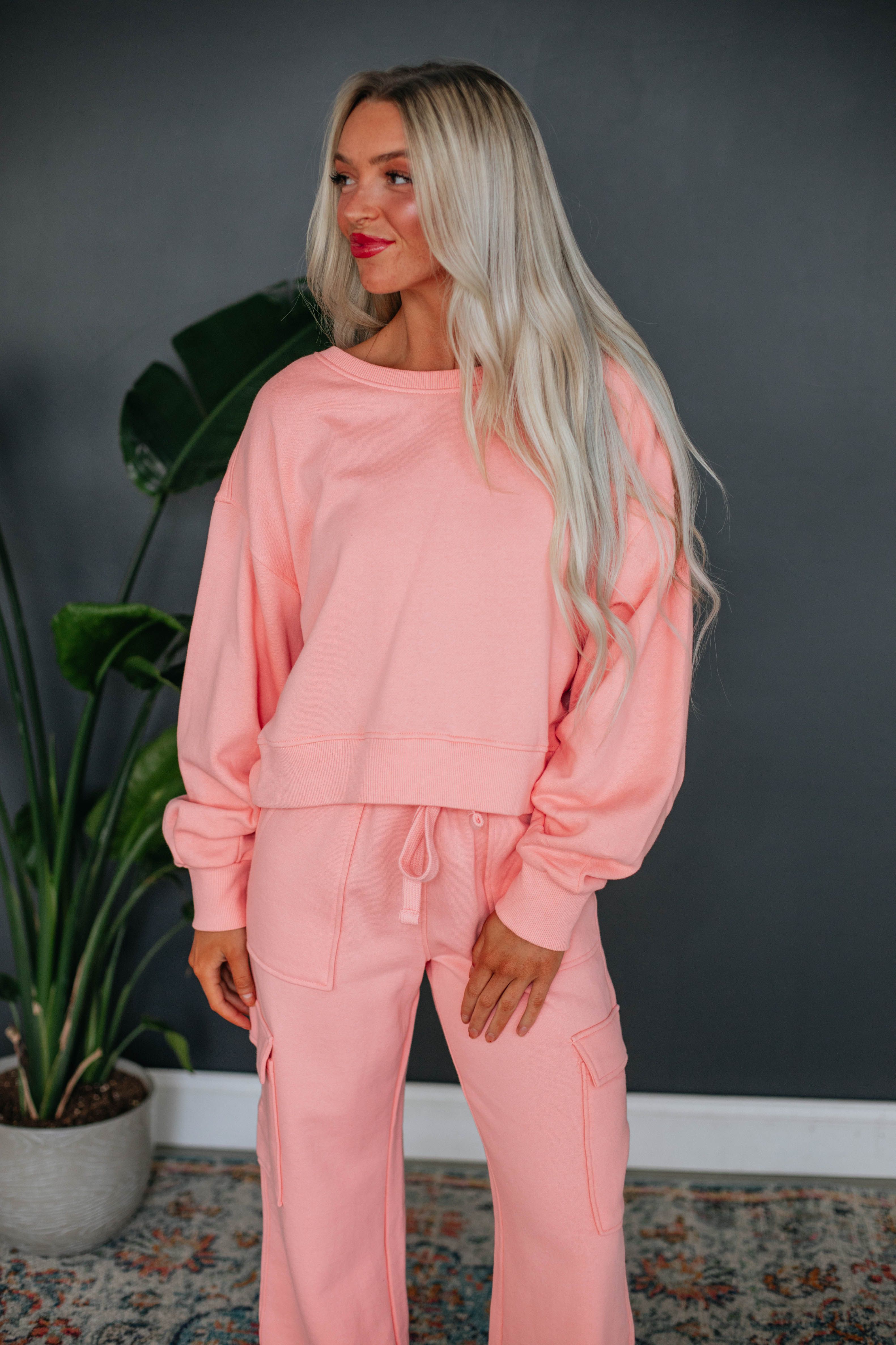 Do Not Disturb Sweatshirt - Flamingo sold by Wild Oak Boutique