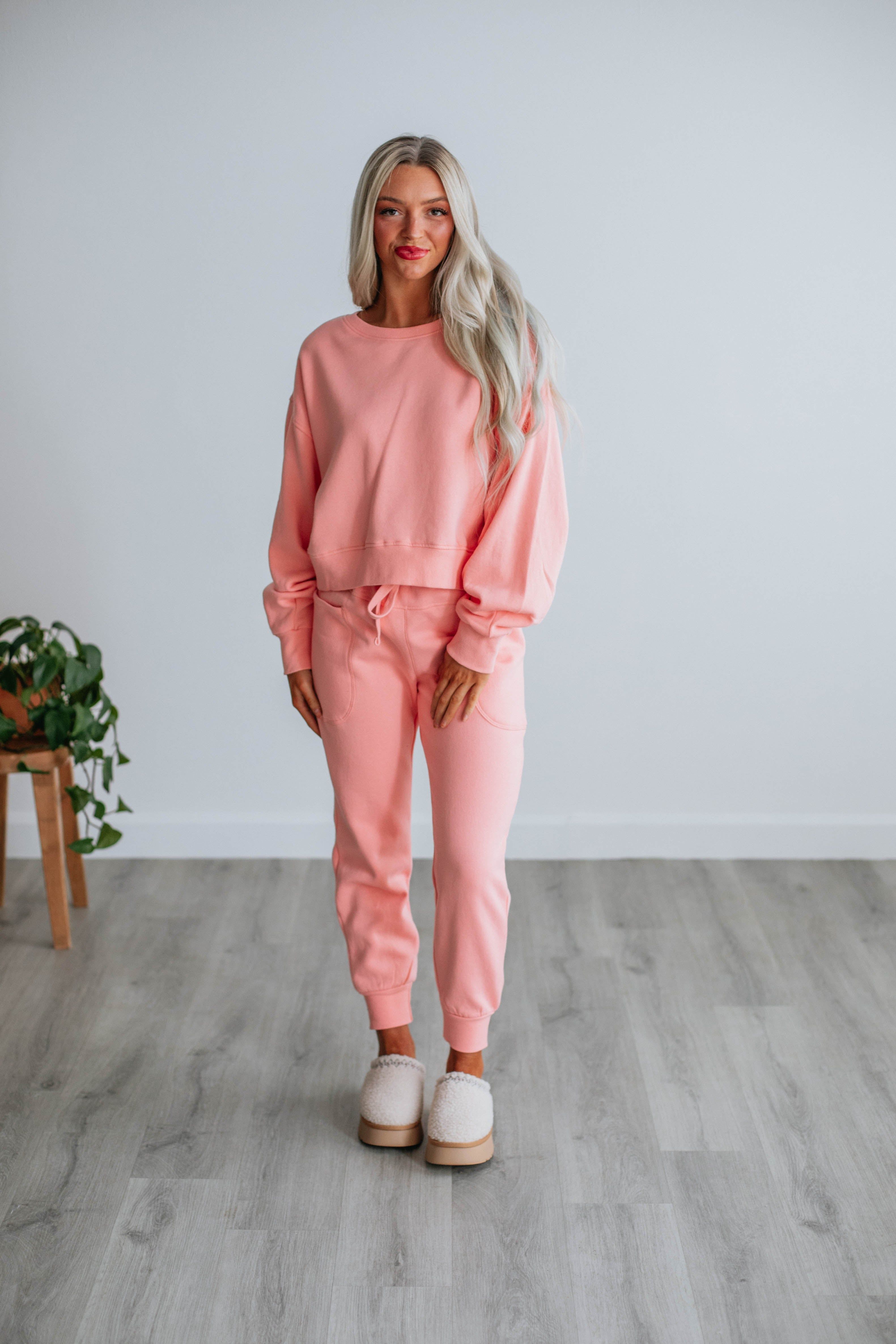 Do Not Disturb Sweatshirt - Flamingo sold by Wild Oak Boutique product image thumbnail 2