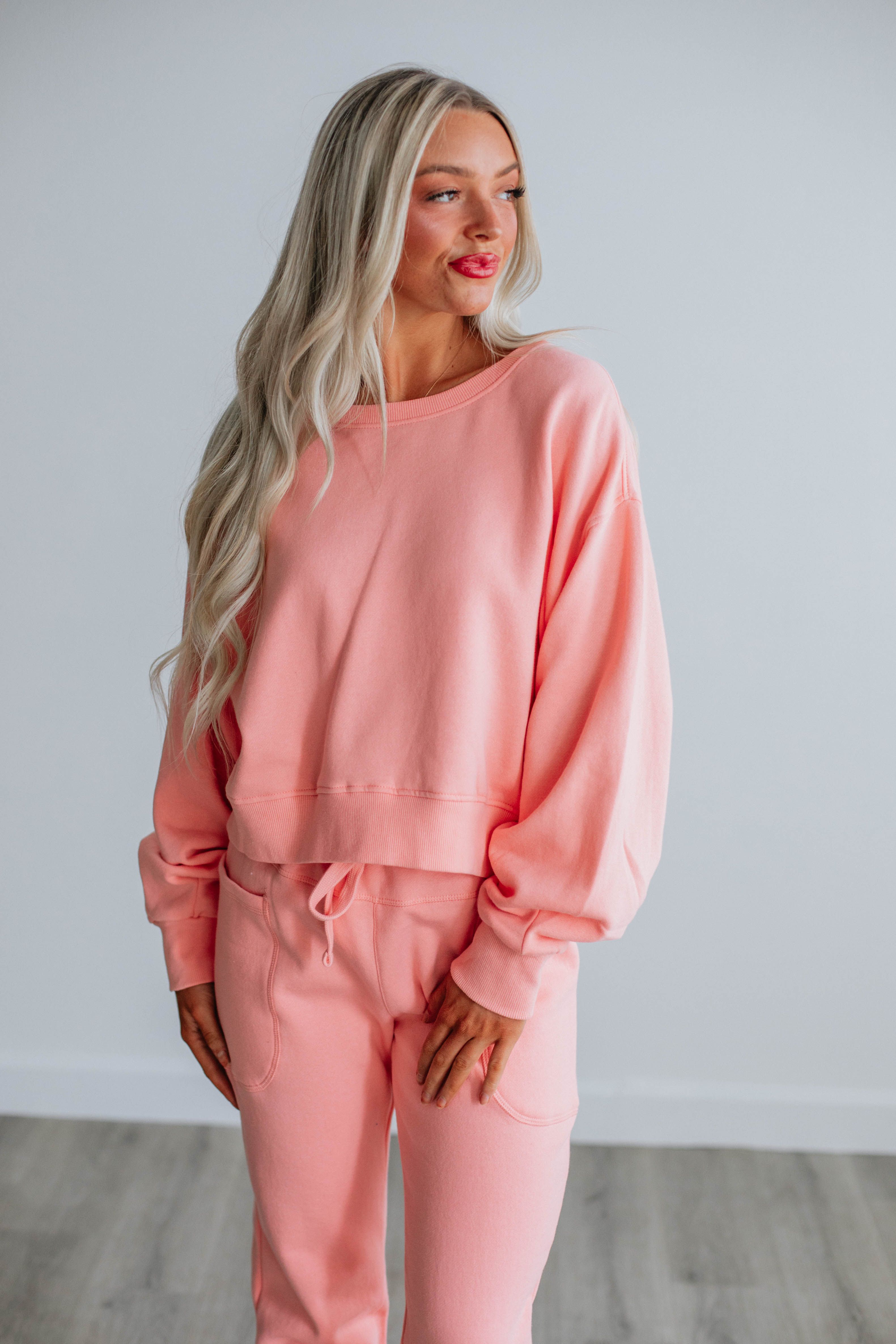 Do Not Disturb Sweatshirt - Flamingo sold by Wild Oak Boutique product image thumbnail 3