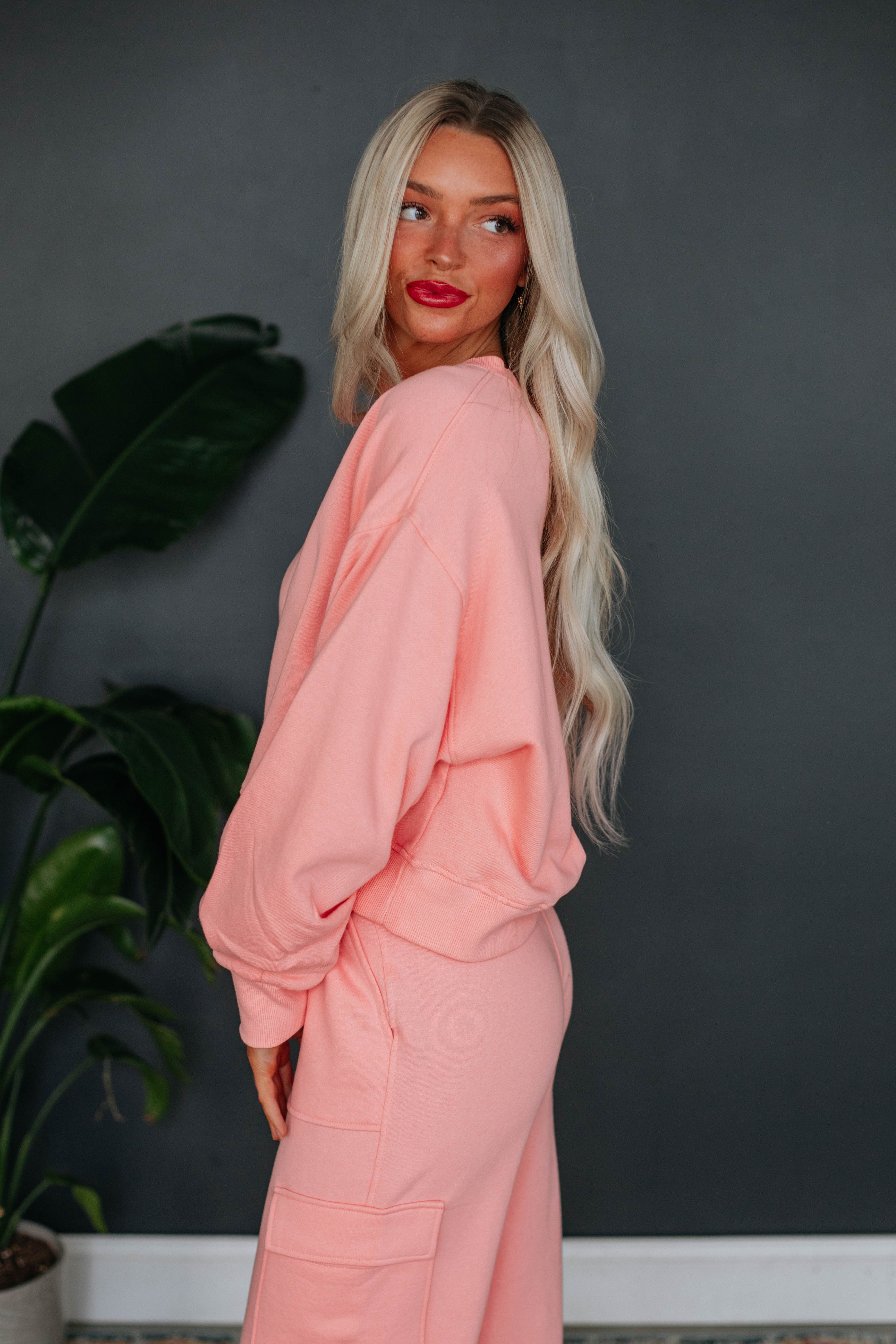 Do Not Disturb Sweatshirt - Flamingo sold by Wild Oak Boutique product image thumbnail 4