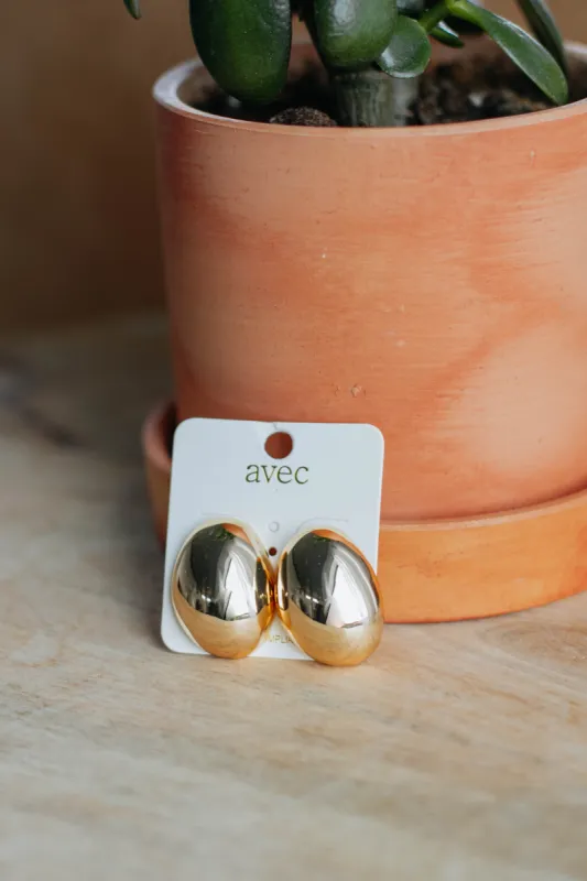 Rehna Earrings - Gold made by Wild Oak Boutique