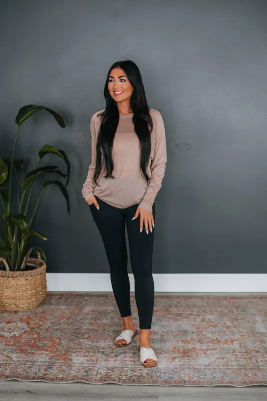 Nilo Long Sleeve Top - Mocha sold by Wild Oak Boutique