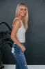 April Ribbed Bodysuit - Natural sold by Wild Oak Boutique