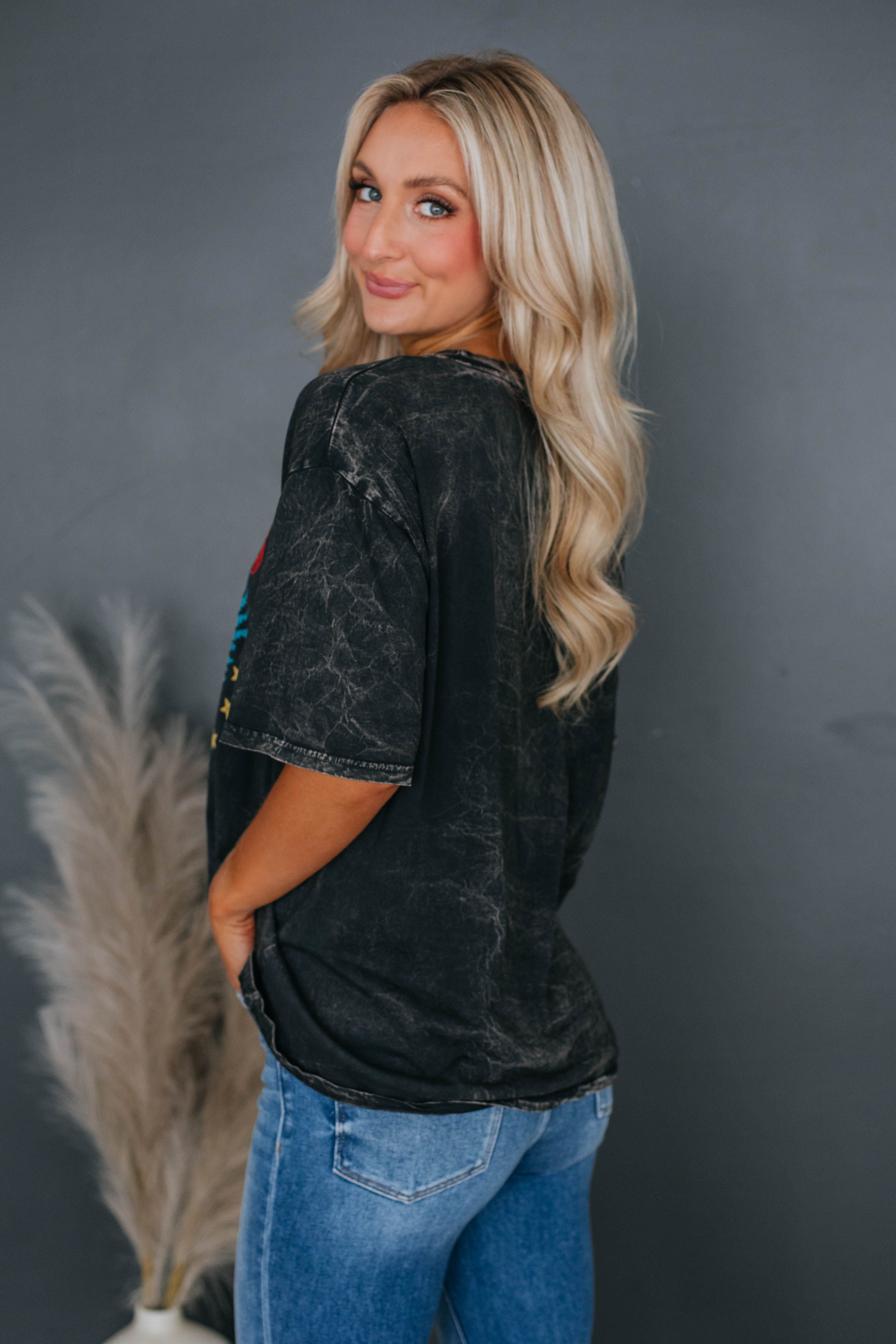 Free Bird Oversized Graphic Tee sold by Wild Oak Boutique product image thumbnail 3
