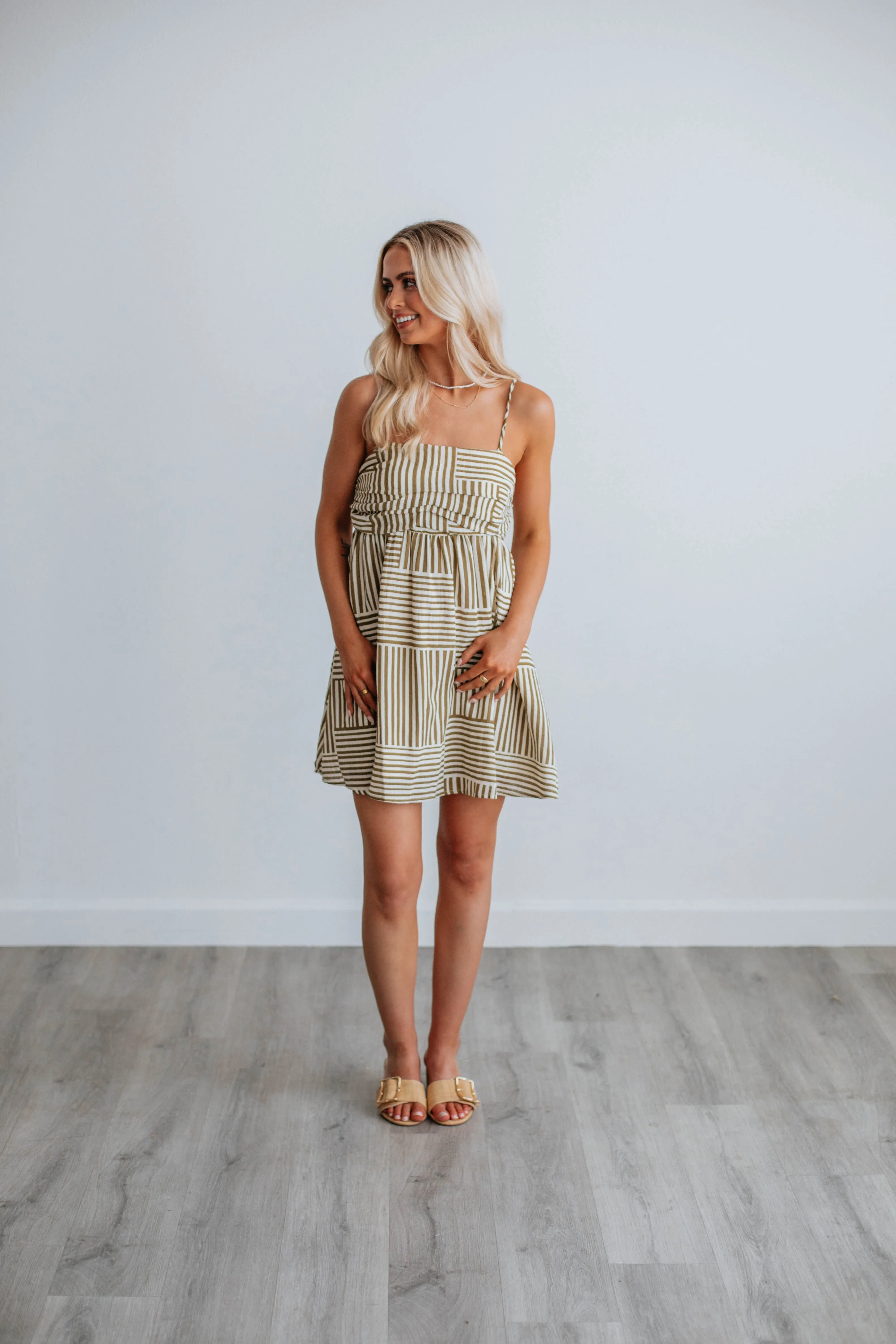 Ashlyn Striped Dress sold by Wild Oak Boutique product image thumbnail 5