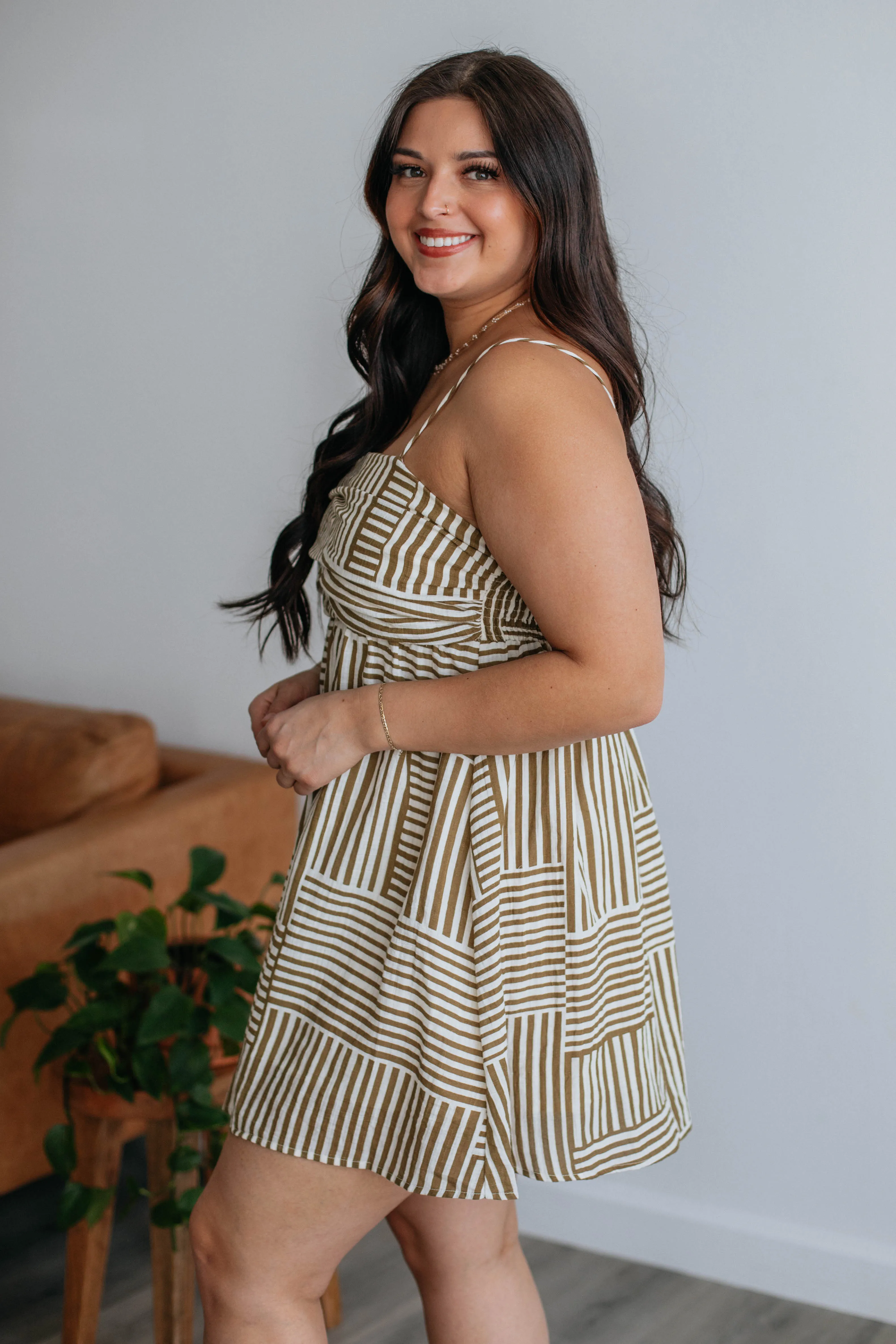 Ashlyn Striped Dress sold by Wild Oak Boutique product image thumbnail 4