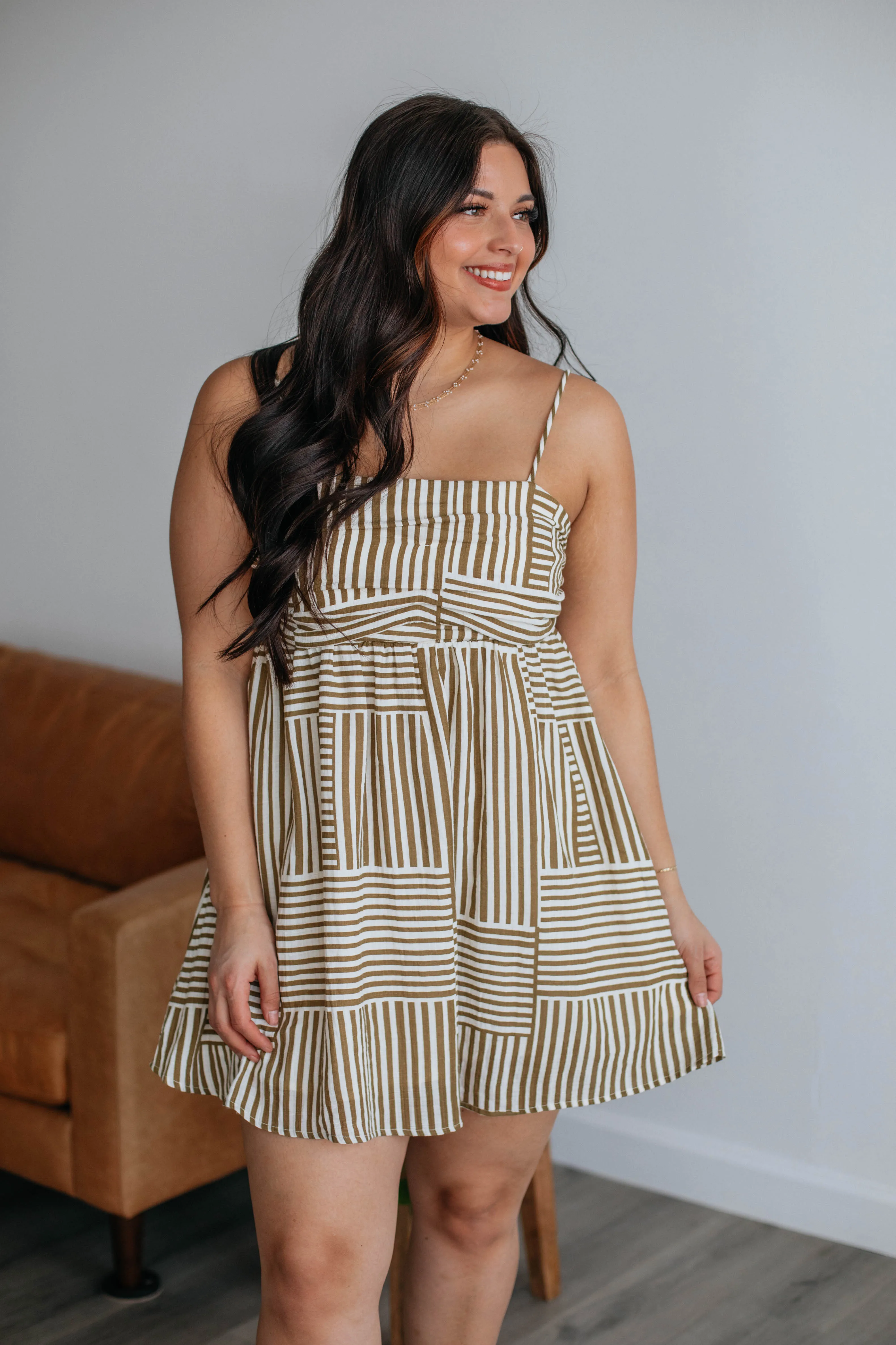 Ashlyn Striped Dress sold by Wild Oak Boutique product image thumbnail 3