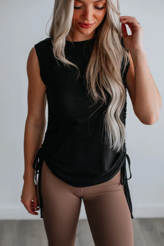 Kizer Ribbed Tank sold by Wild Oak Boutique