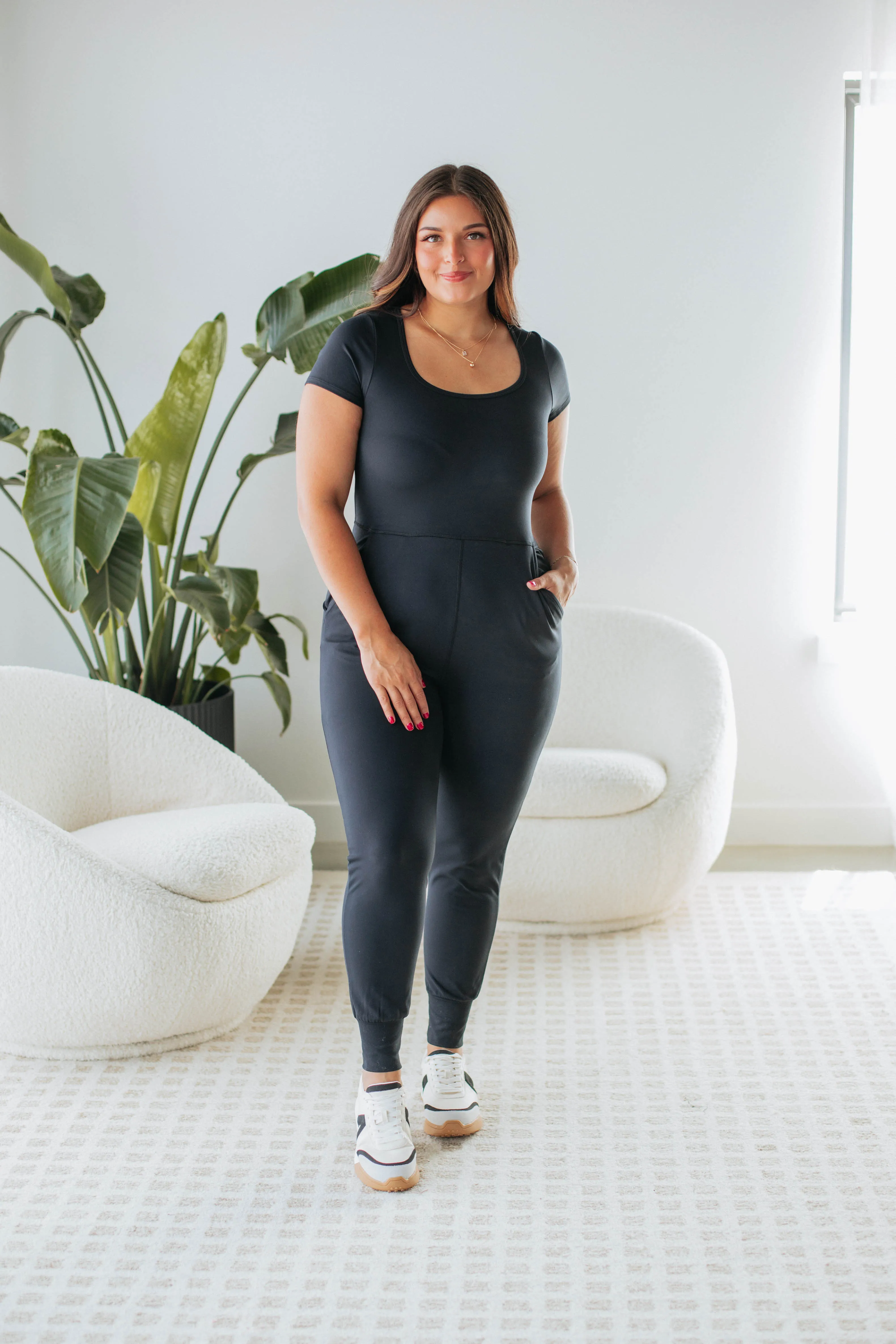Marielle Active Jumpsuit sold by Wild Oak Boutique product image thumbnail 4