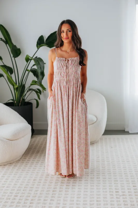 Alleah Maxi Dress - Peony sold by Wild Oak Boutique