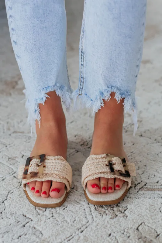 Brand New Attitude Sandals - Natural sold by Wild Oak Boutique