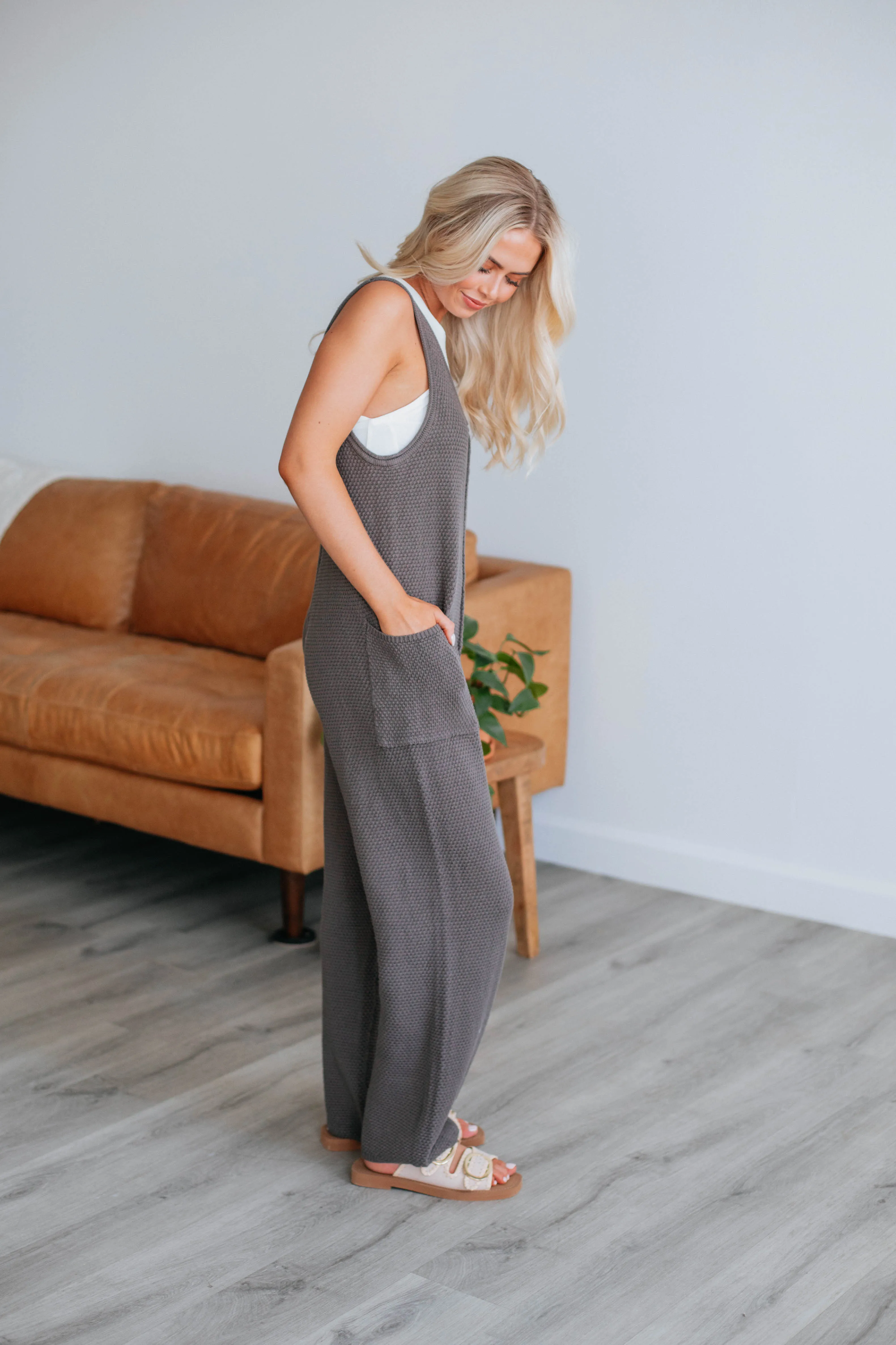 Bowen Knit Jumpsuit sold by Wild Oak Boutique product image thumbnail 2