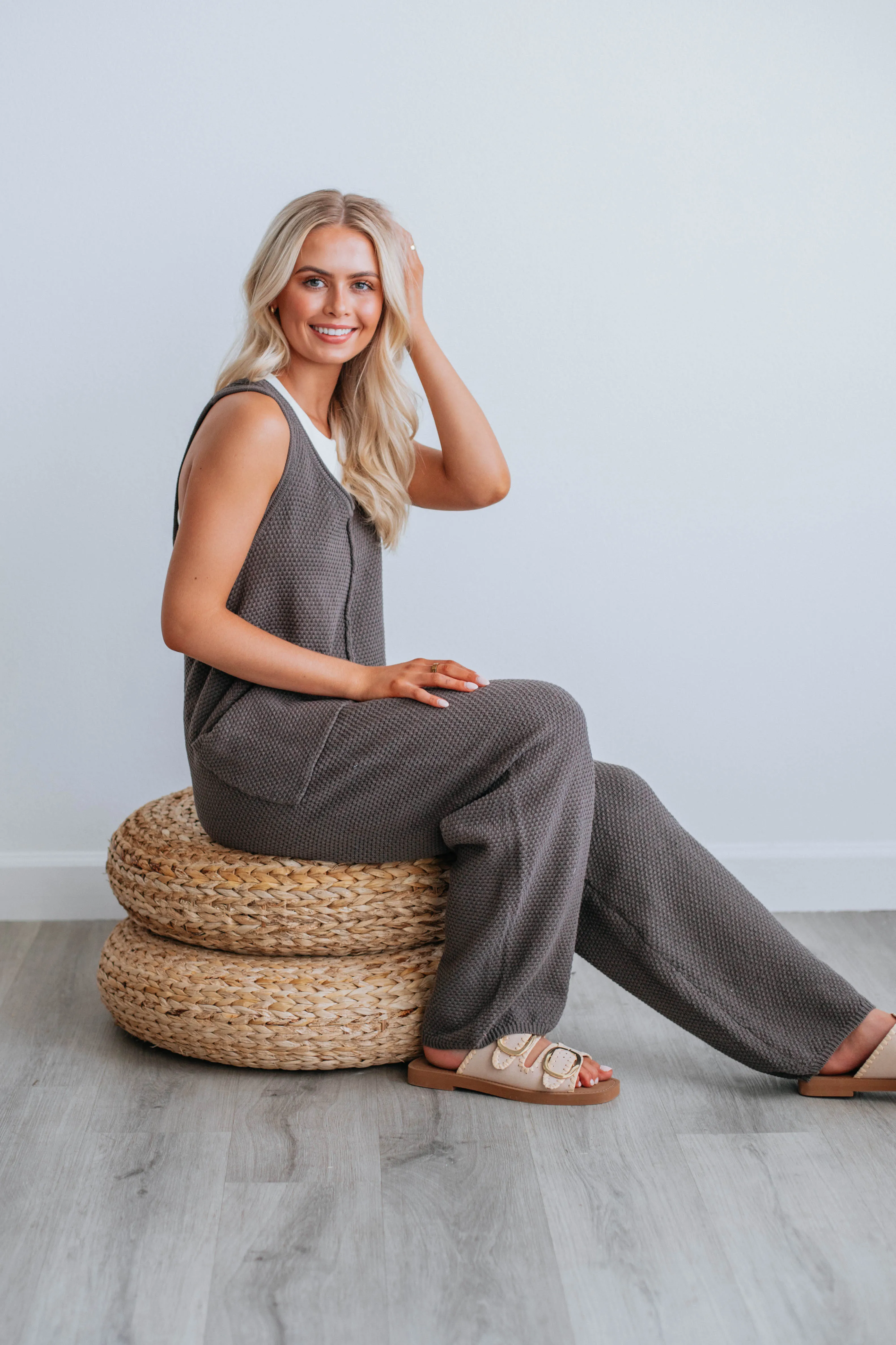Bowen Knit Jumpsuit sold by Wild Oak Boutique product image thumbnail 3