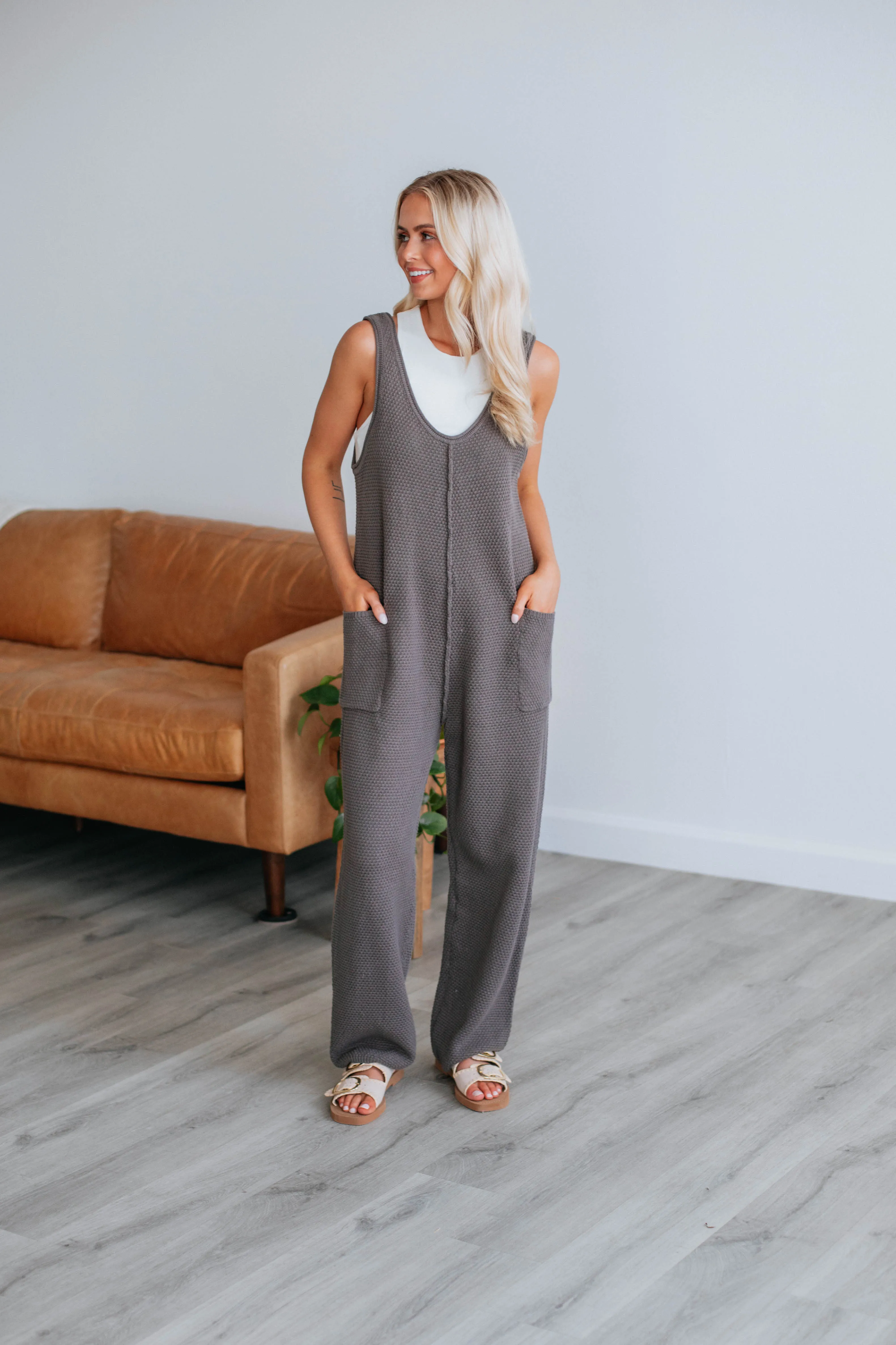 Bowen Knit Jumpsuit sold by Wild Oak Boutique