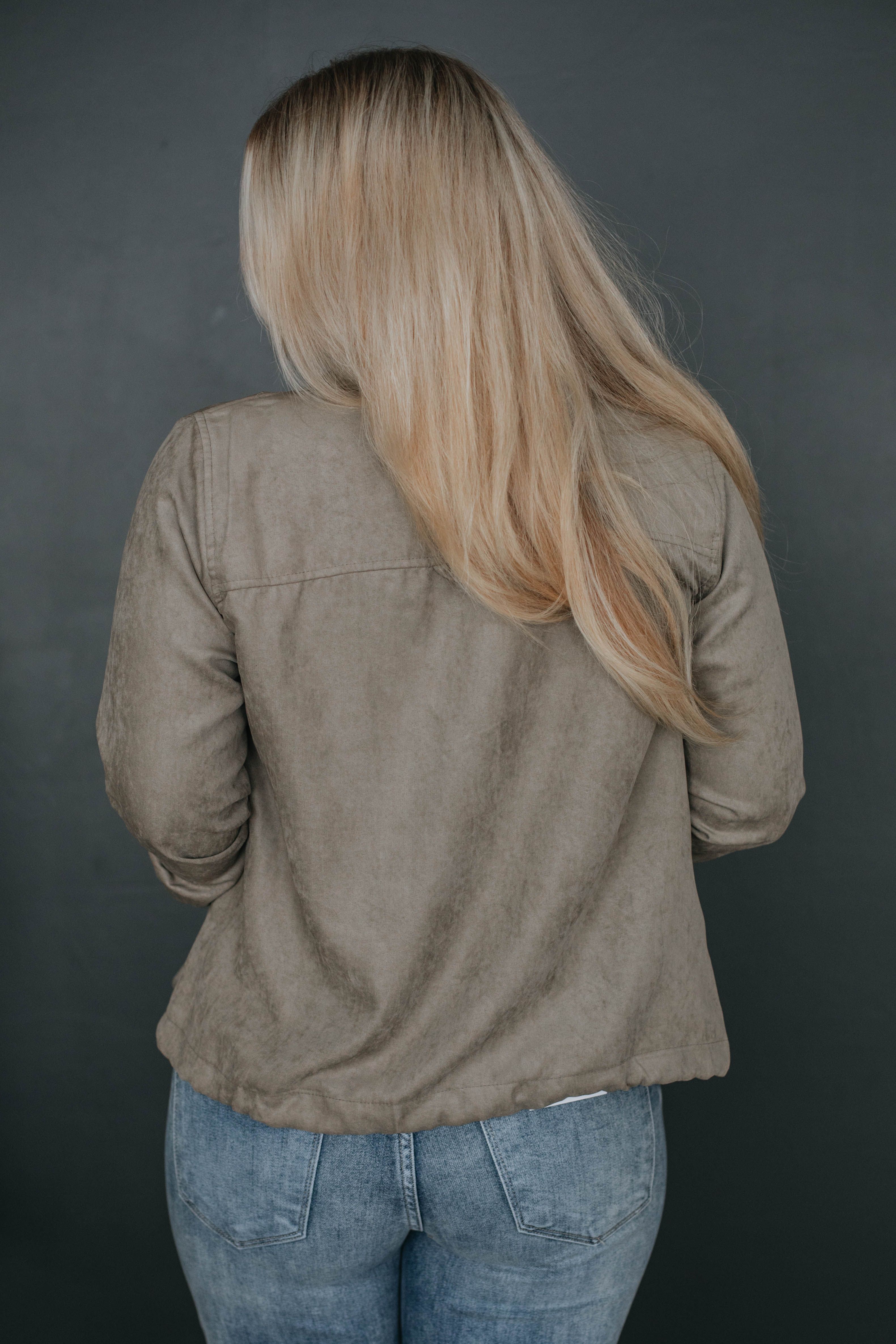 Dillon Lightweight Jacket - Mushroom sold by Wild Oak Boutique product image thumbnail 4