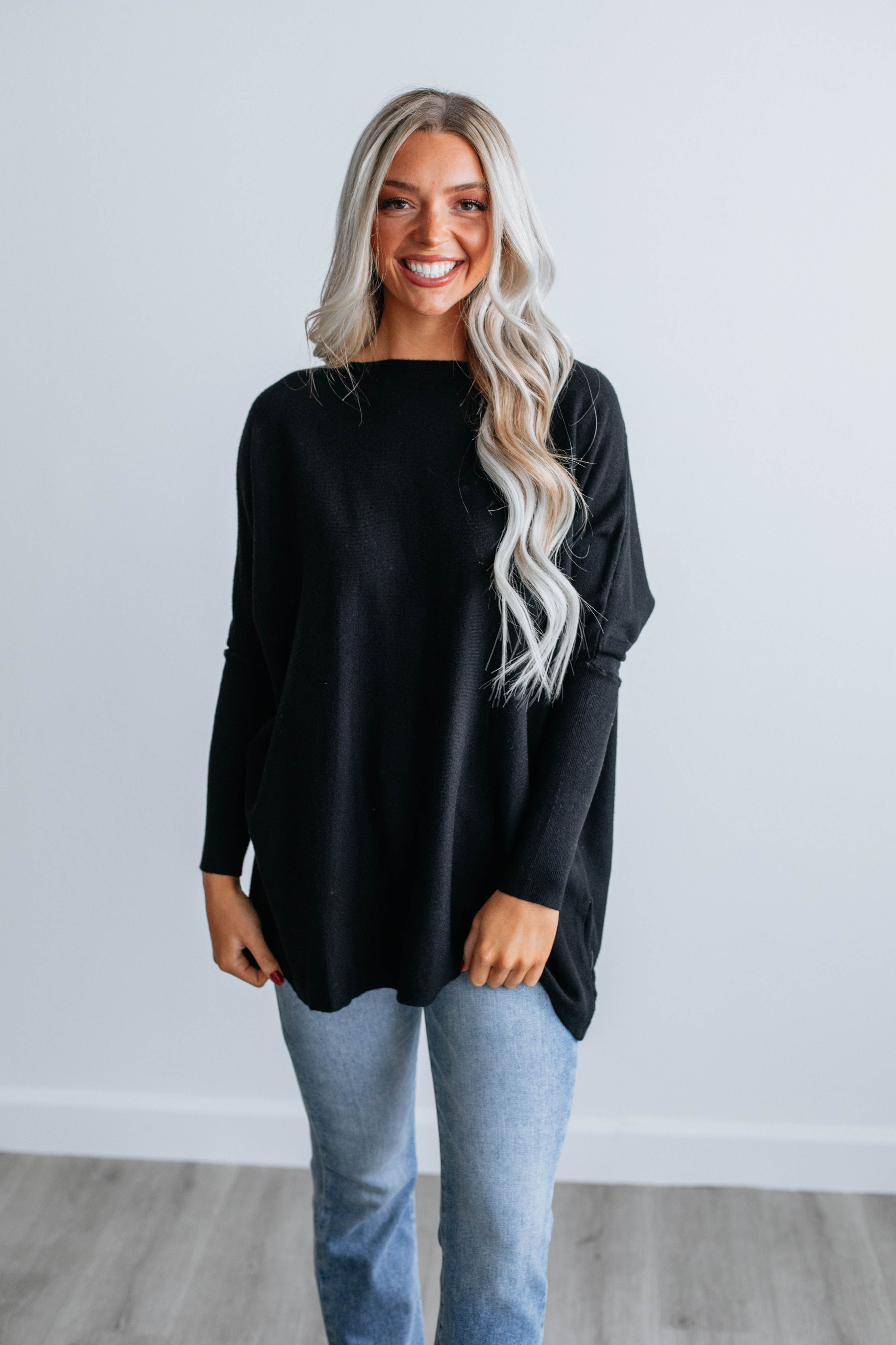 Edella Sweater - Black sold by Wild Oak Boutique product image thumbnail 3