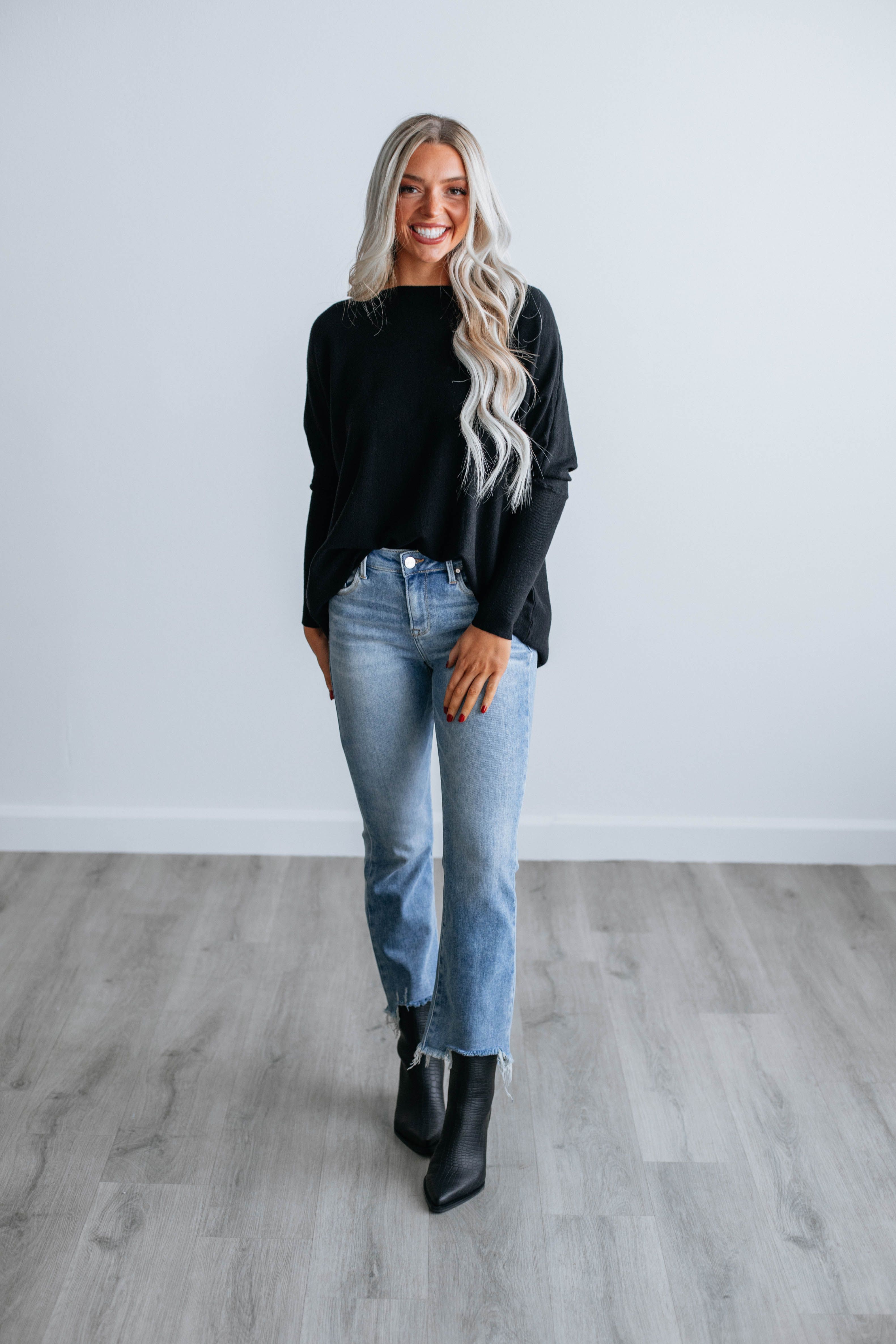 Edella Sweater - Black sold by Wild Oak Boutique product image thumbnail 2
